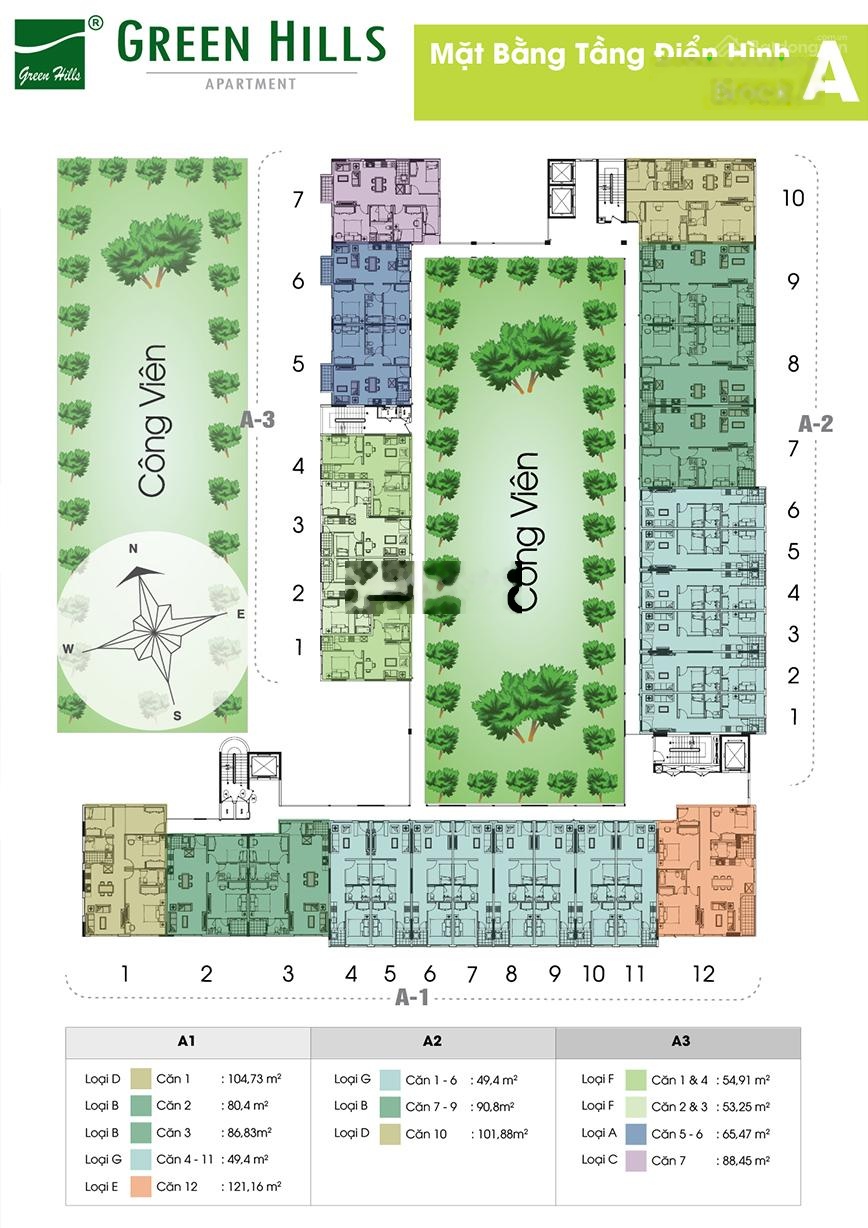 Cho thuê căn hộ 49m2 1PN1WC giá 5.5tr Green Town Bình Tân block A trống có 1 máy lạnh