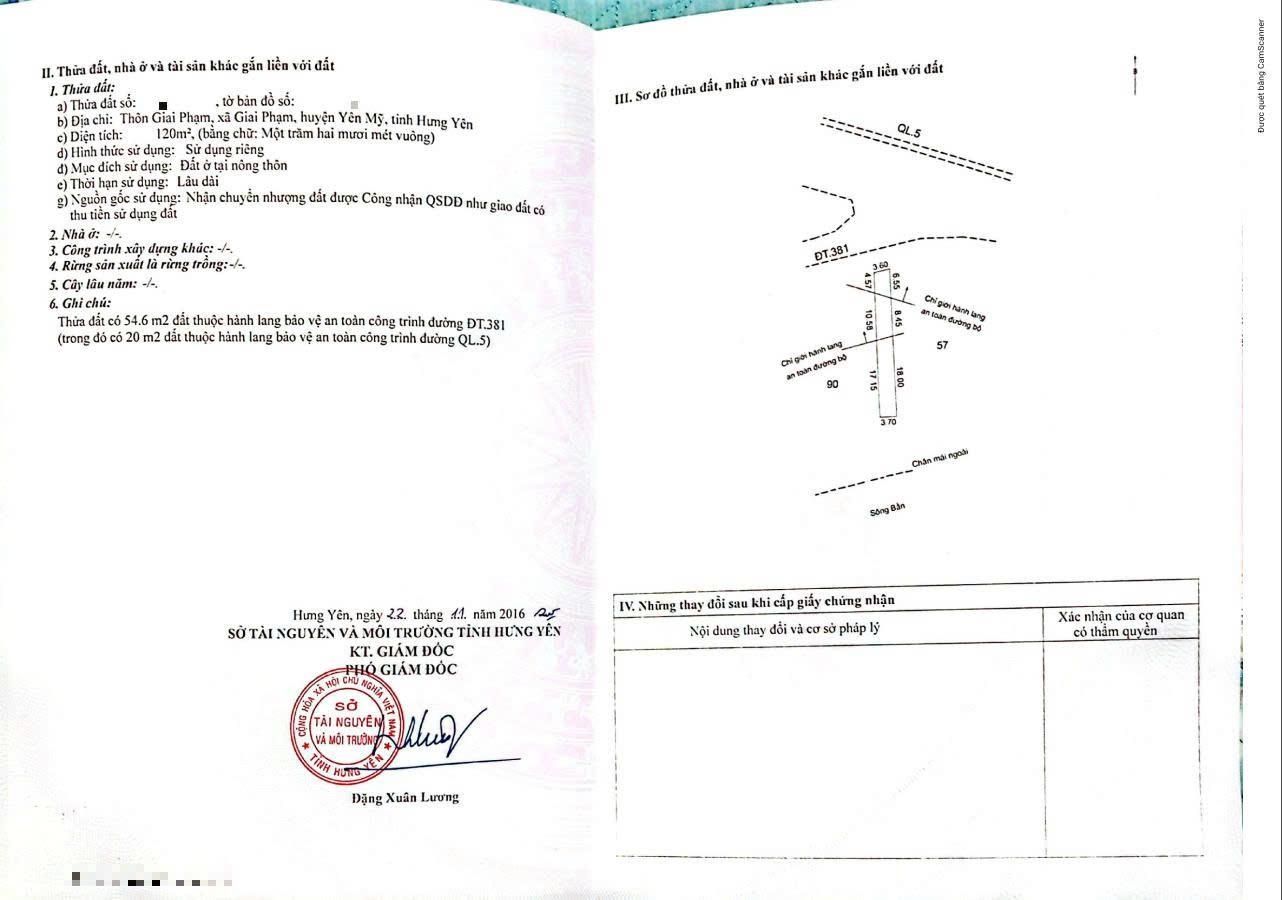 Bán nhà mặt phố tại đường 206, Xã Giai Phạm, Yên Mỹ, Hưng Yên, 6,36 tỷ, 120 m2