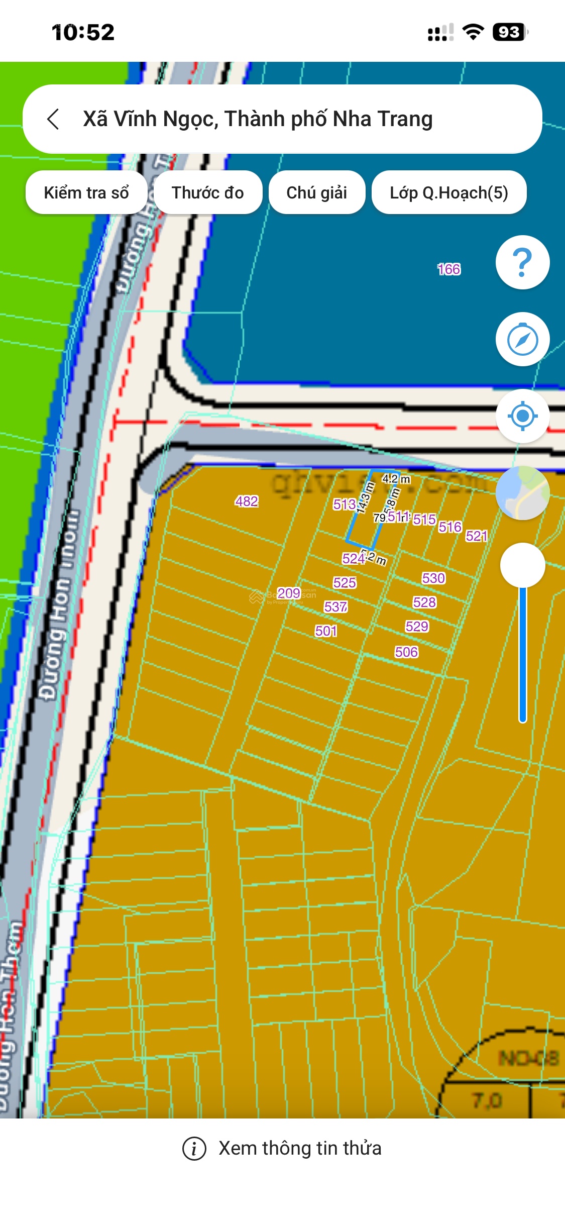 Cần ra nhanh trong Tết bán rẻ lô đất Hòn Thơm Xuân Ngọc, P Tây Nha Trang 78,7m2 chỉ 1,25 tỷ