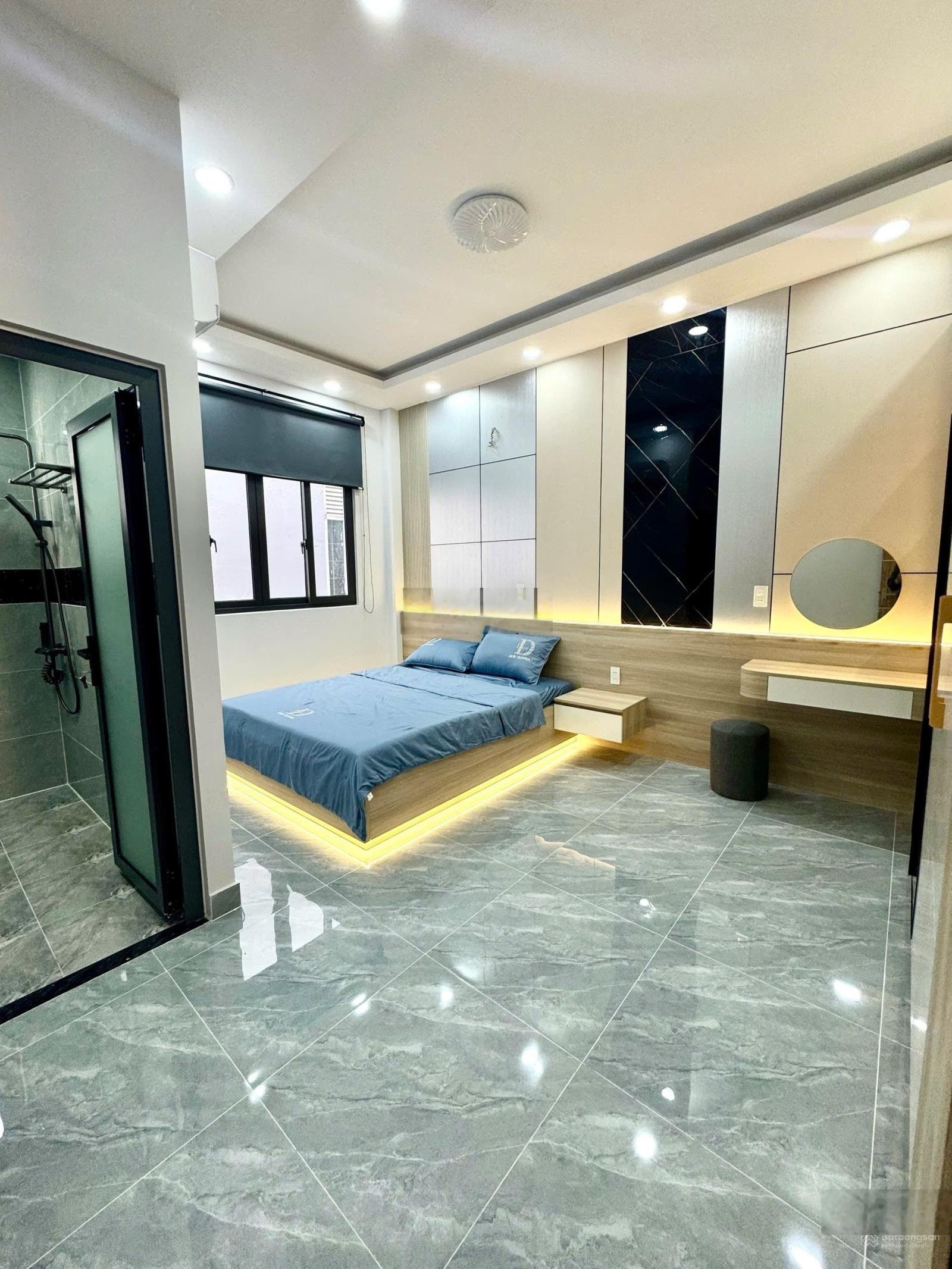 Bán nhà mới 4 tầng sát mt phạm văn đồng, 60m, 4pn, sổ vuông đẹp, 8.98 tỷ tl