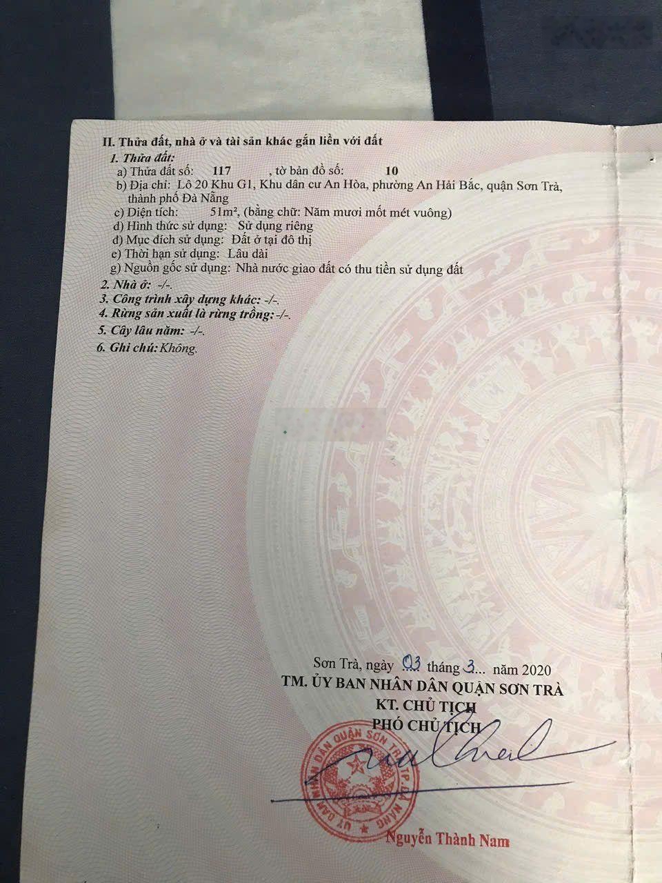 Bán lô đất MT An Hải 15 vị trí đẹp giá tốt