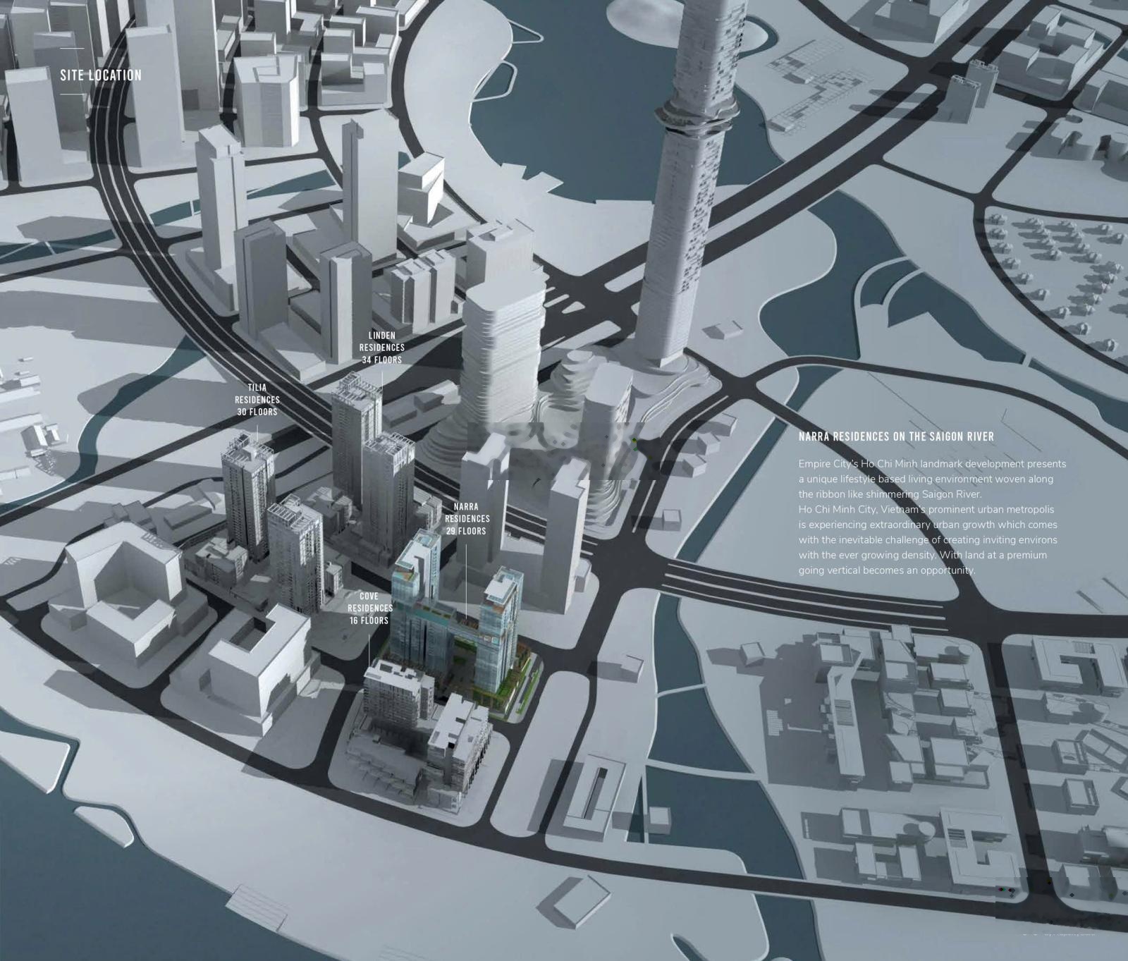 Empire city - thủ thiêm: chuyển nhượng căn góc 1pn siêu hiếm tầng cao view sông thoáng