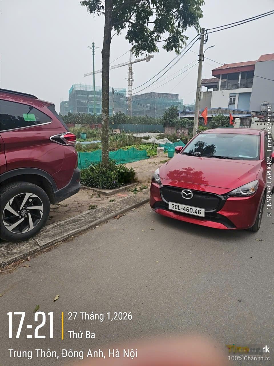 Bán đất Trung Thôn, Đông Anh, 43.5m2, sát Vin Cổ Loa, ngõ gần ô tô tránh