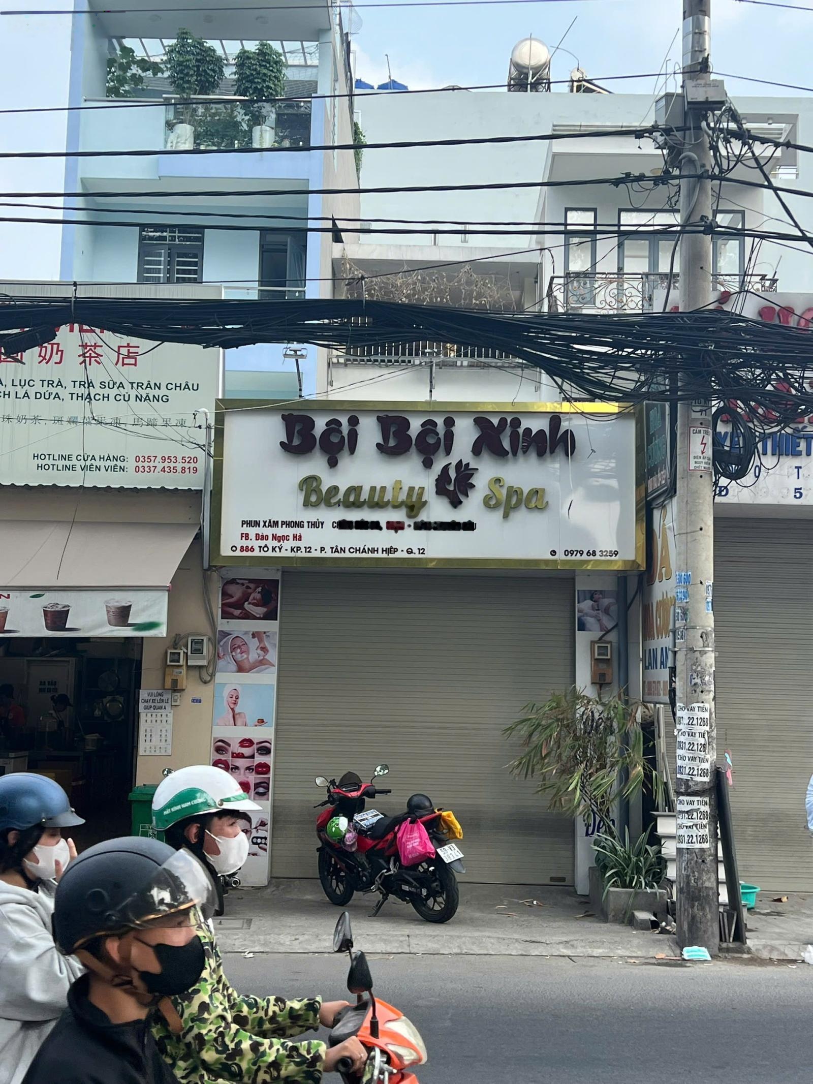 Cho thuê nhà nguyên căn mặt tiền đường Tô Ký Quận 12, DT 108m2 1 trệt 2 lầu, 16 triệu/tháng