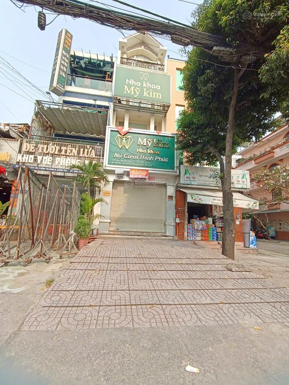 Cho thuê nhà mặt tiền đường Tên Lửa Đối diện Aeon Bình Tân 5Pn 4 lầu