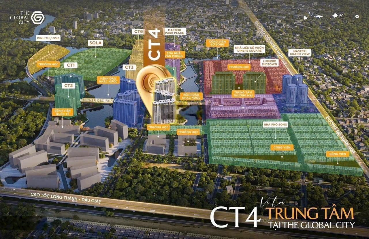 The Global City | Masteri Cosmo Central (CT4) | new downtown - futuristic| LH :0931431360