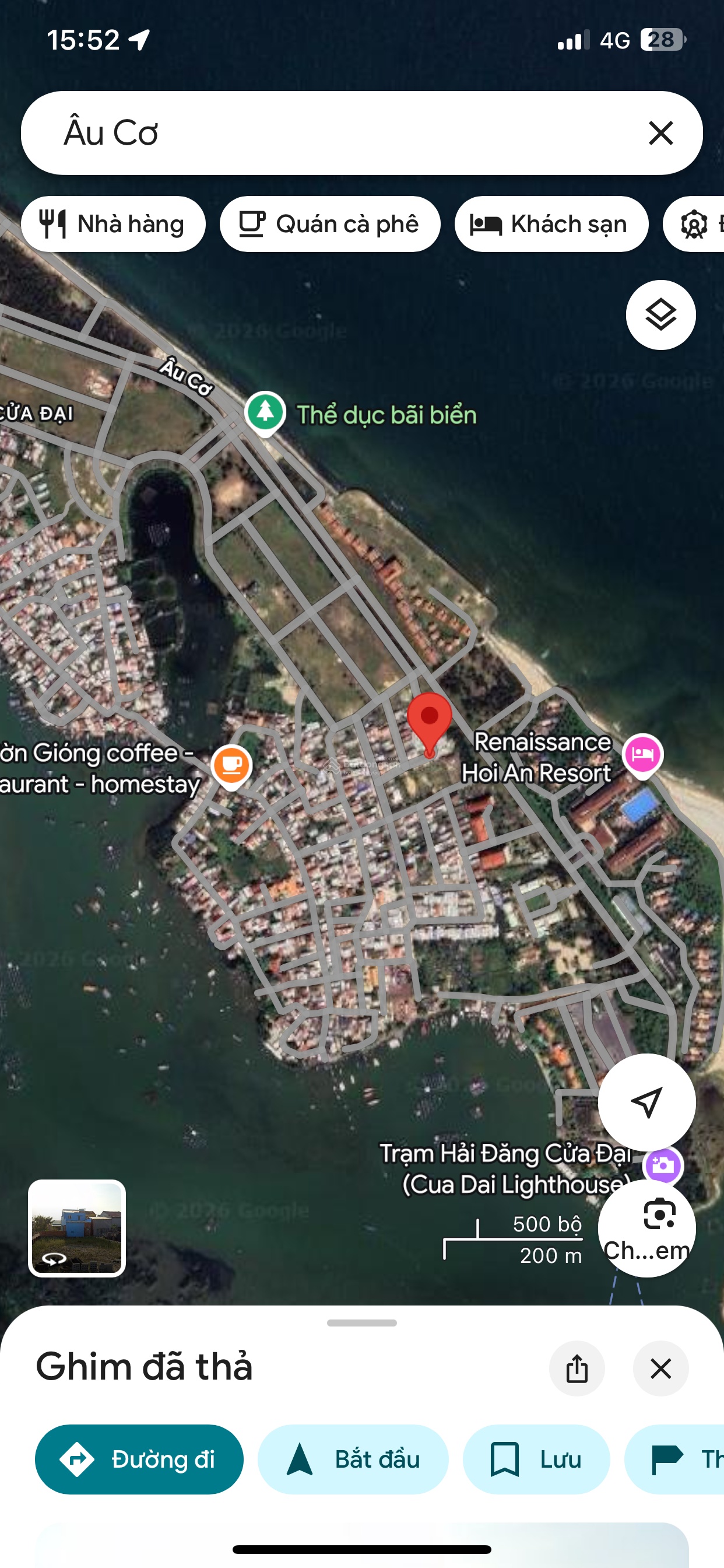 Góc 2 mặt tiền đối diện công viên - Gần biển Cửa Đại - Trục đường Âu Cơ, khu Phước Trạch Phước Hải