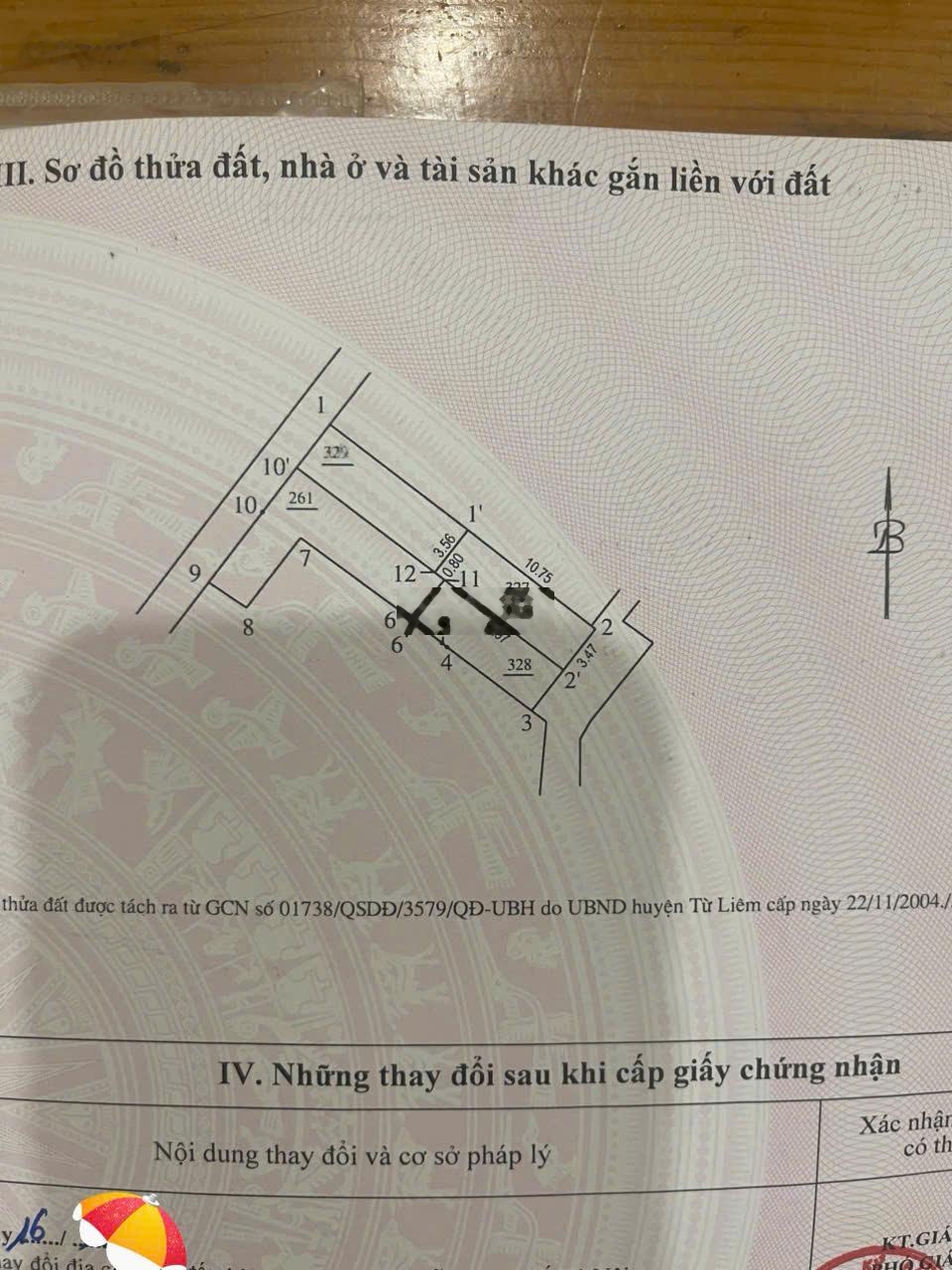 Chính chủ bán đất tặng nhà cấp 4 - Ngọc trục Đại mỗ - Phường có giá nhà đắt top đầu của Hà nội