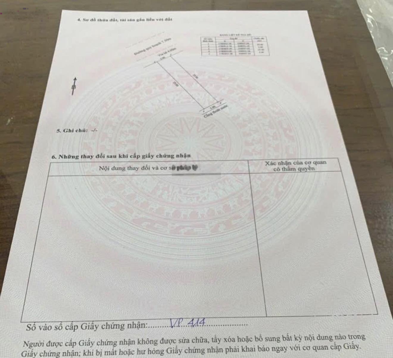 Cần bán lô sạch đẹp, khu A2, B2.55 Golden Hill giá rẻ nhất khu vực 4t190