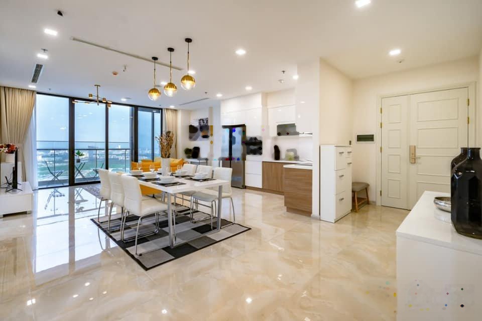 Cho thuê căn hộ 1 phòng ngủ Vinhomes Central Park 54m2 view trực diện sông