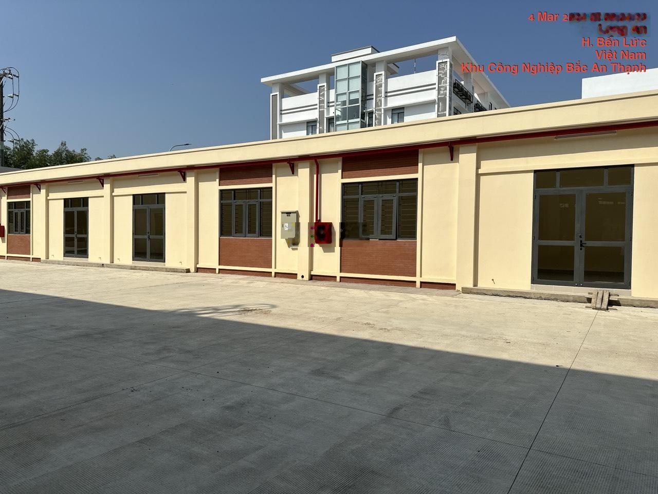 Cho thuê kho xưởng: KCN Bến Lức, Long An tổng DT 15.552m2 80.000vnd/m2/tháng LH 0909913789