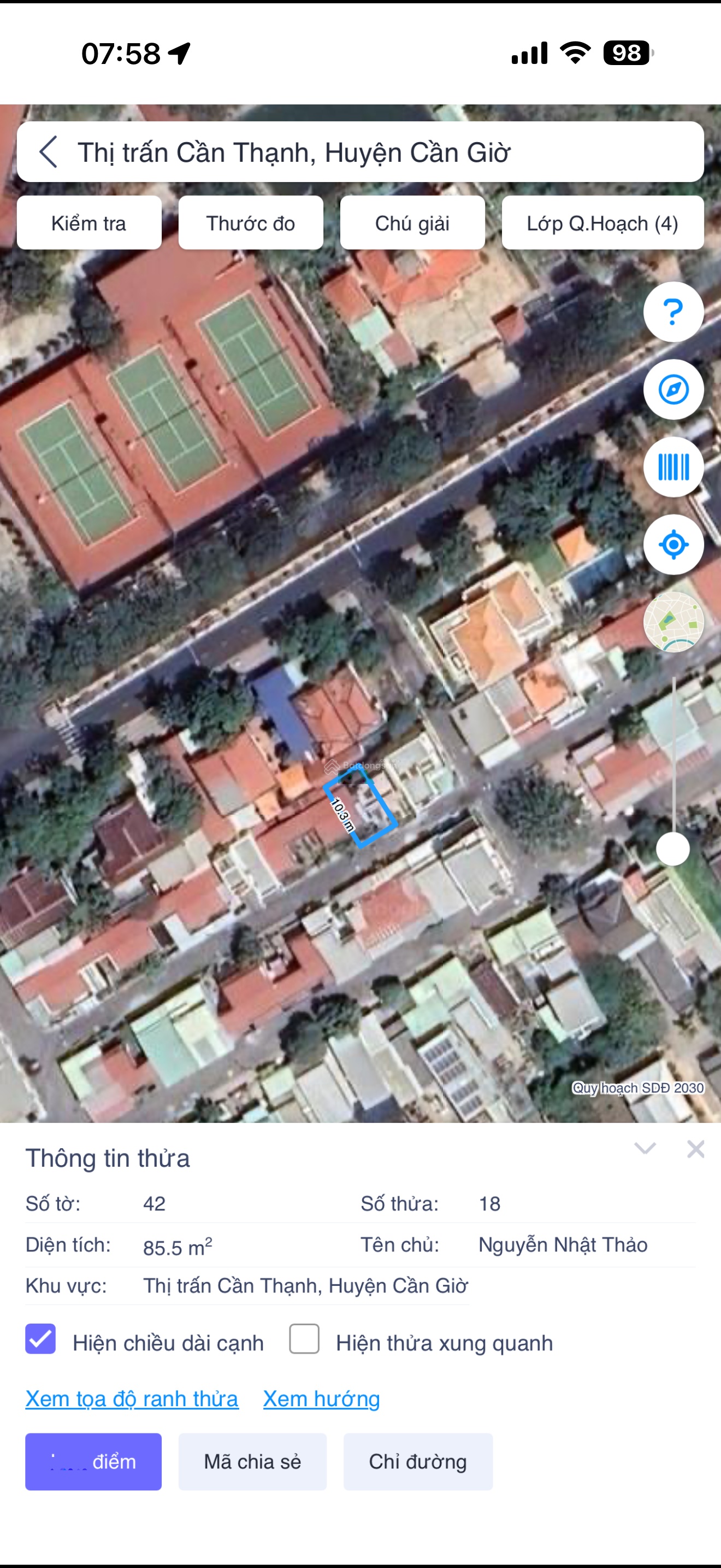 Nhà C4 mặt tiền nhựa 8m Khu 50 căn trung tâm thị trấn. Cách Vin 800m