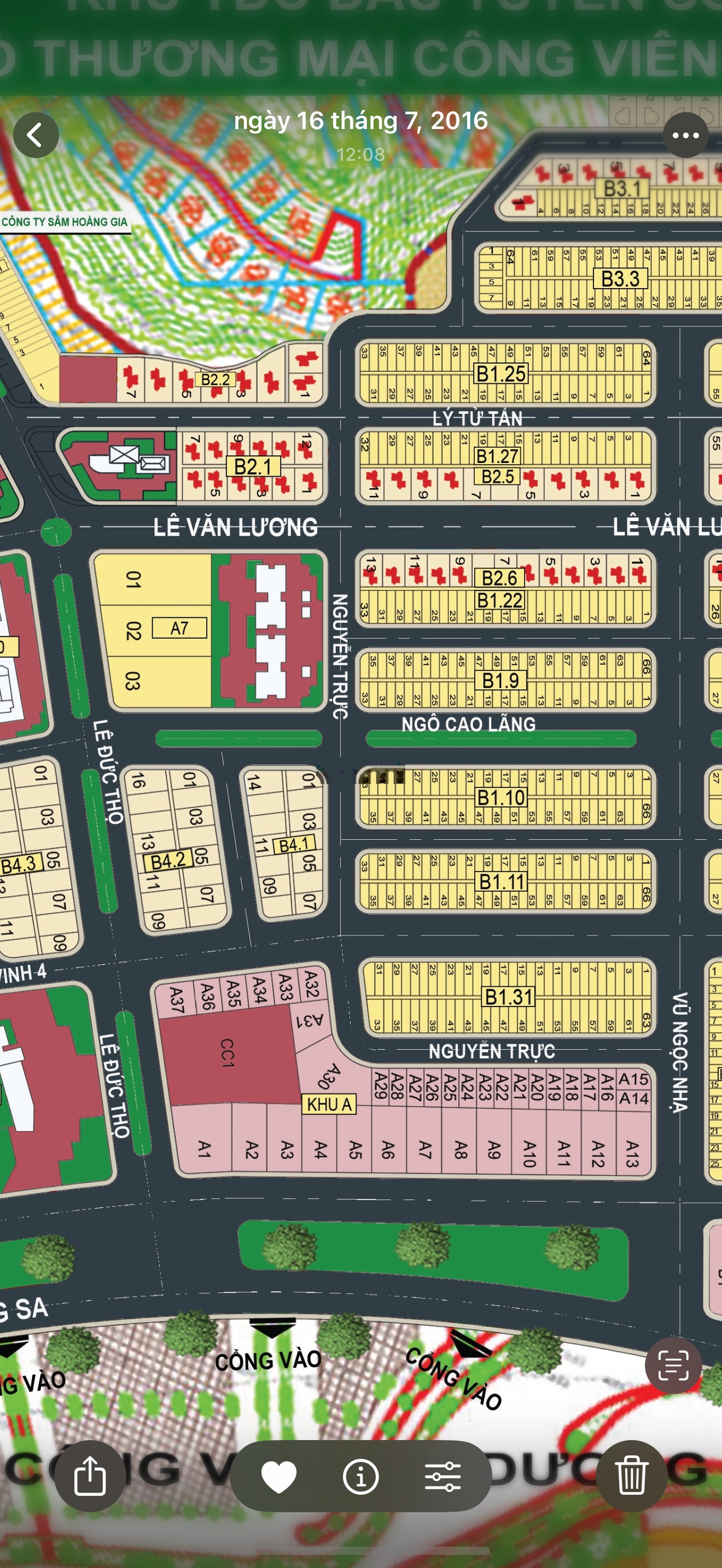 Bán đất đường Hà Tông Huân vị trí đẹp