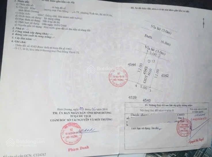 Nhà khu dân cư Phú Hồng Thịnh, phường Bình An, Tp Dĩ An