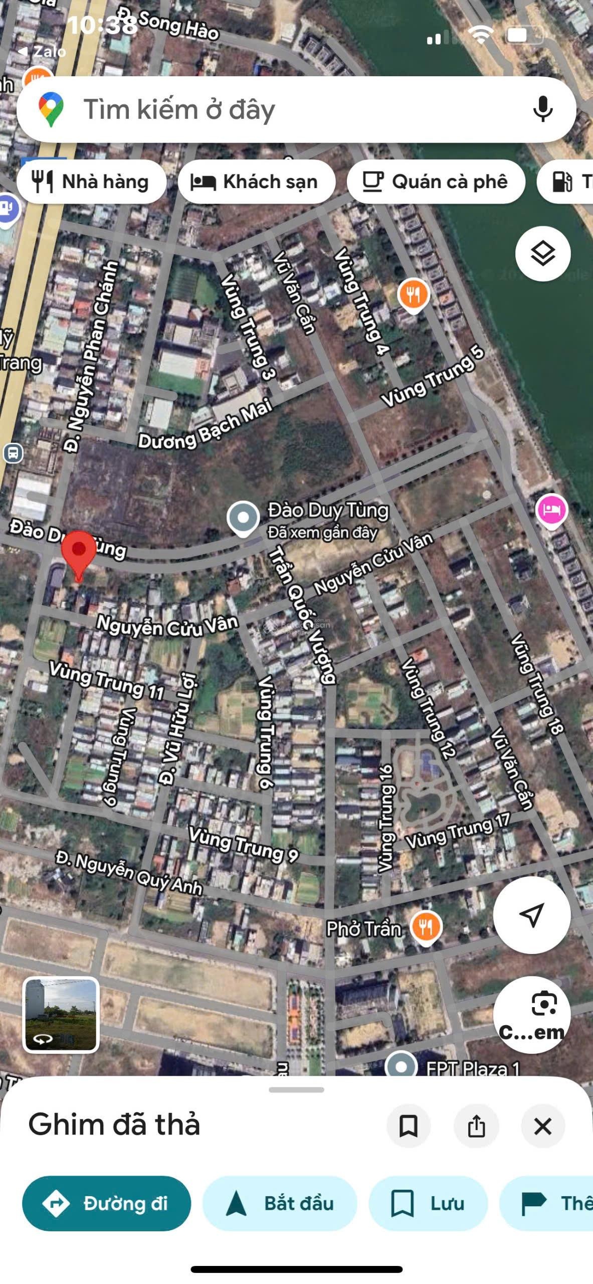 Bán đất BIỆT THỰ đường 15m Đào Duy Tùng, Hòa Hải, Ngũ Hành Sơn, Đà Nẵng, 375m2