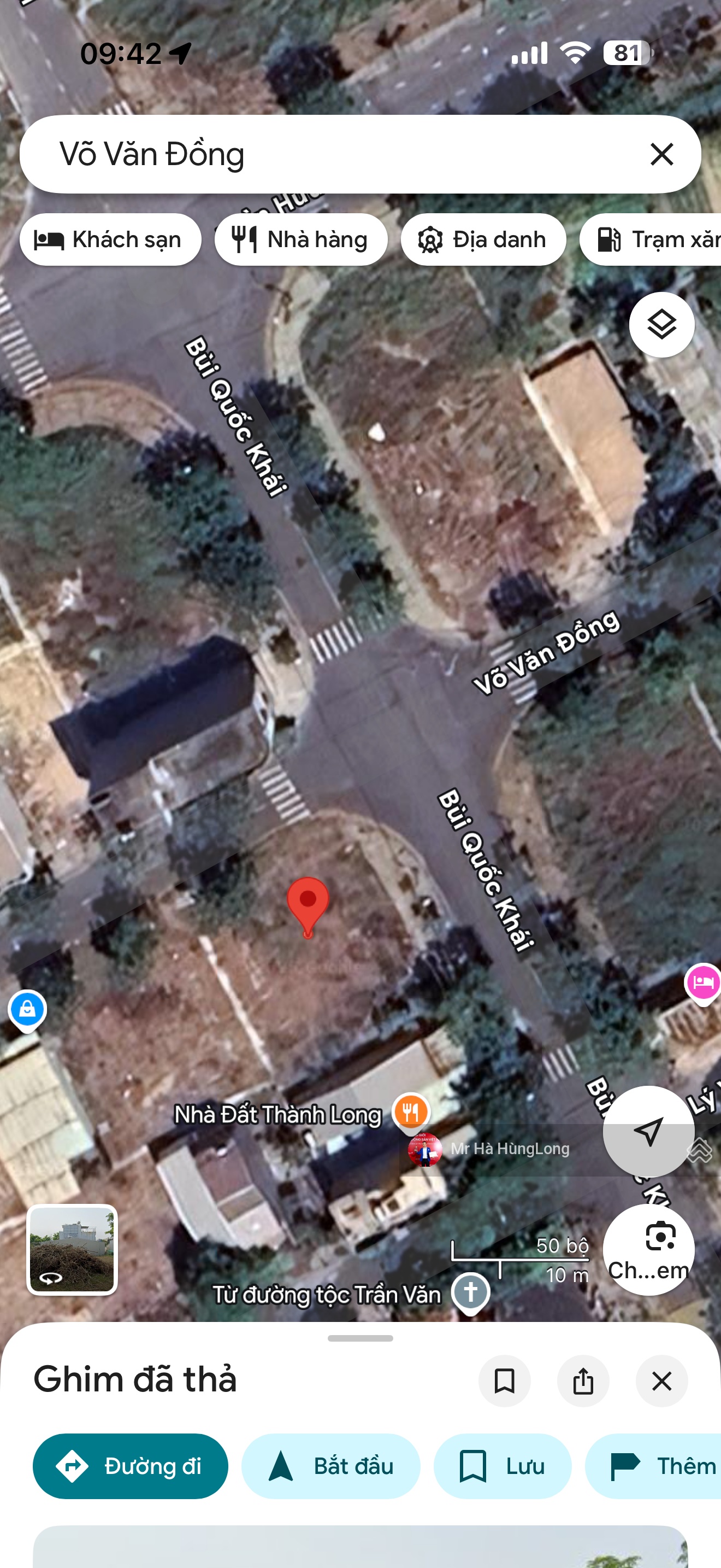 Bán lô góc Võ Văn Đồng + Bùi Quốc Khái - KDC Tân Trà