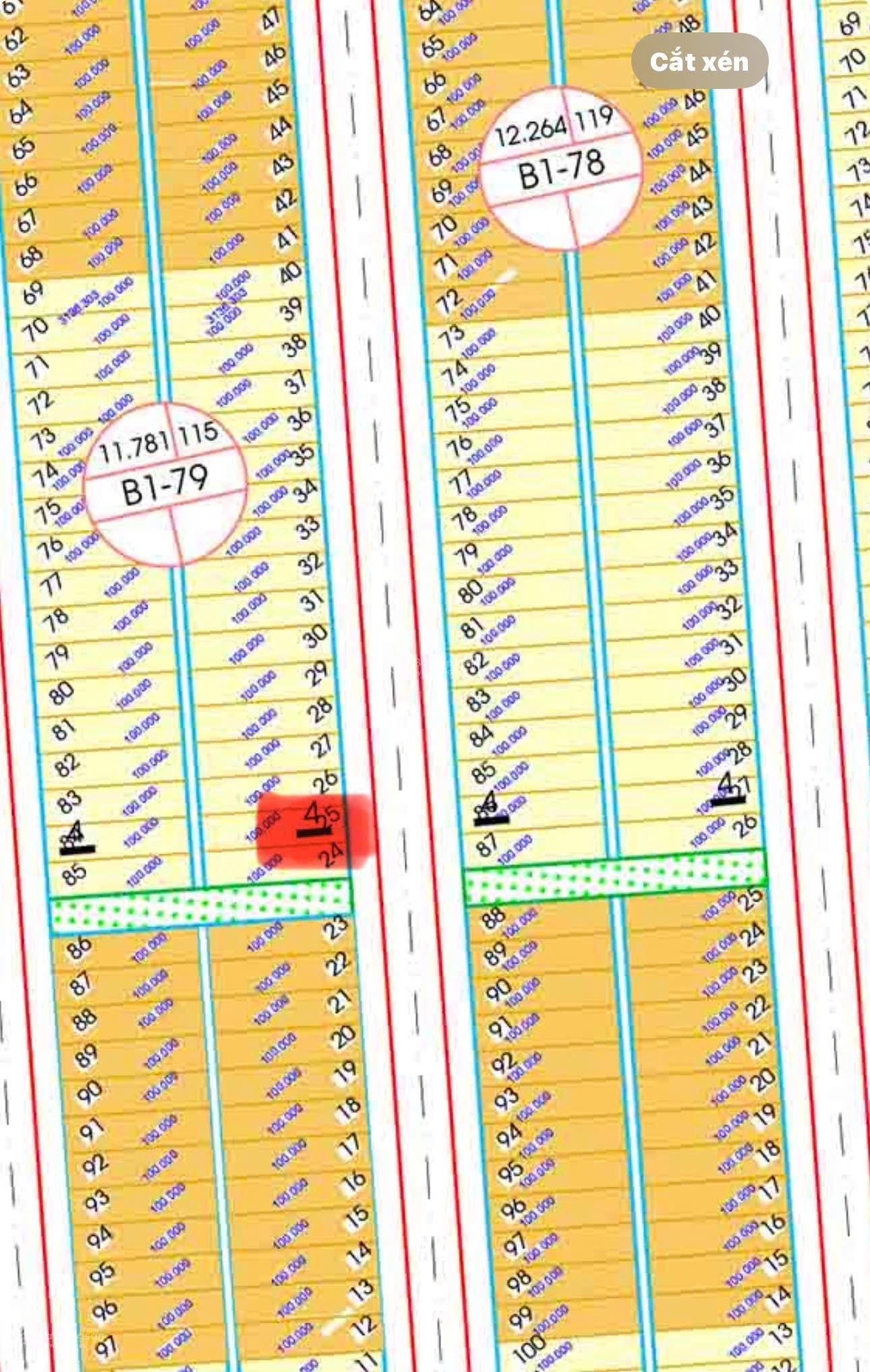 Bán cặp đất liền kề MT đường 7m5 Cồn Dầu 23, kẹp vệt cây xanh, DT 200m2, Hoà Xuân, Đà Nẵng