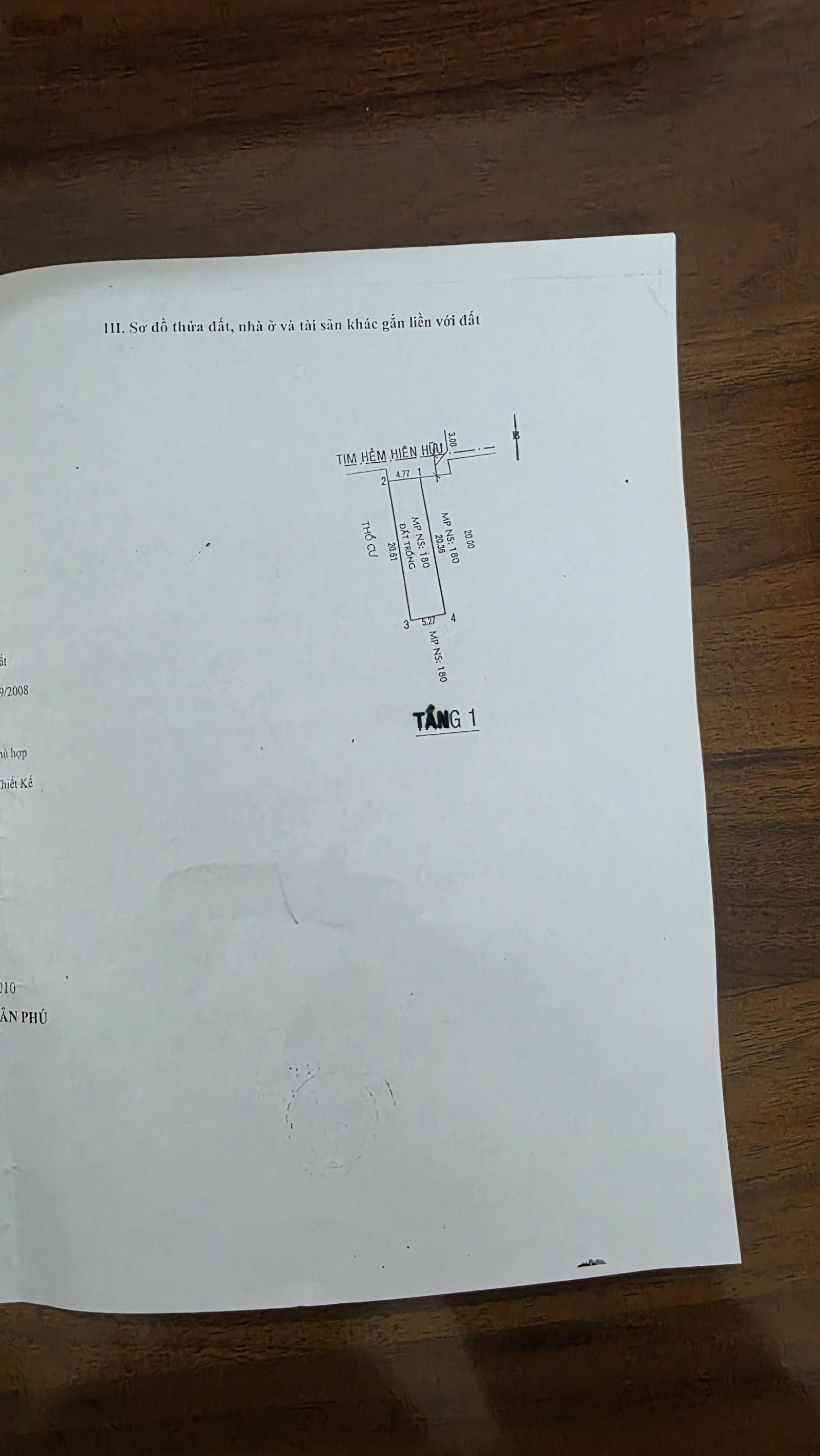 HXH 226 Lê Trọng Tấn - 5x21m (103m2) chủ định cư bán gấp giá 8 tỷ 2 TL