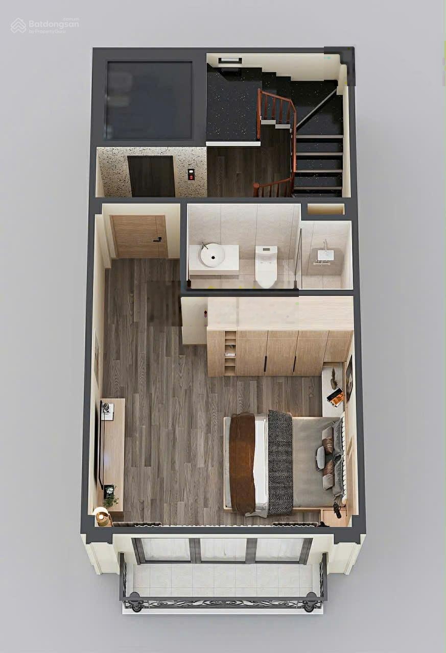 Bán nhà ngõ phố nguyễn trường tộ ba đình 35m2 5 tầng mt6m