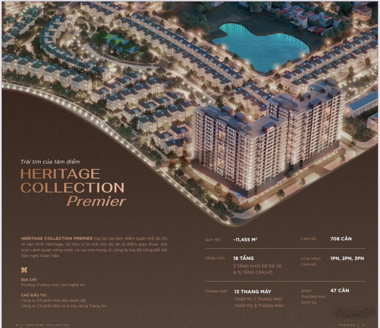 Chung cư P2 Premier Vinh Heritage Lê Mao kéo dài - Phường Trường Vinh Nghệ An