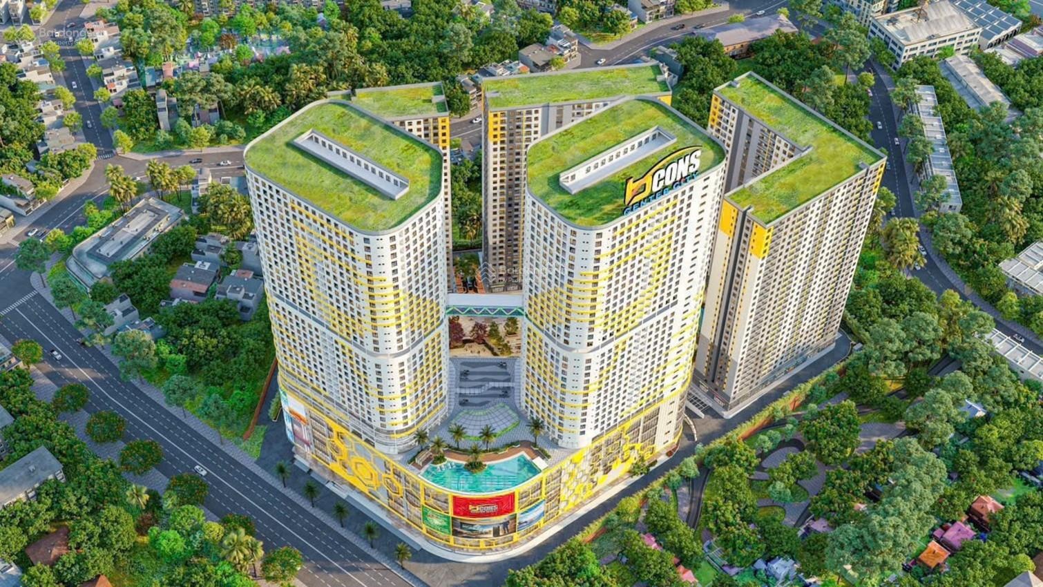 Căn 1pn - 46m2 giá tốt nhất giỏ hàng bcons center city