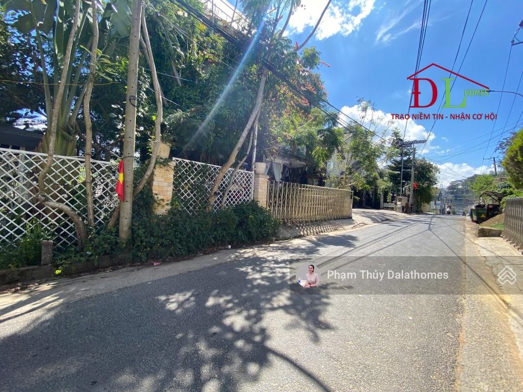 Đất thổ cư 2 mặt tiền đường An Bình, Đà Lạt view đồi Robin