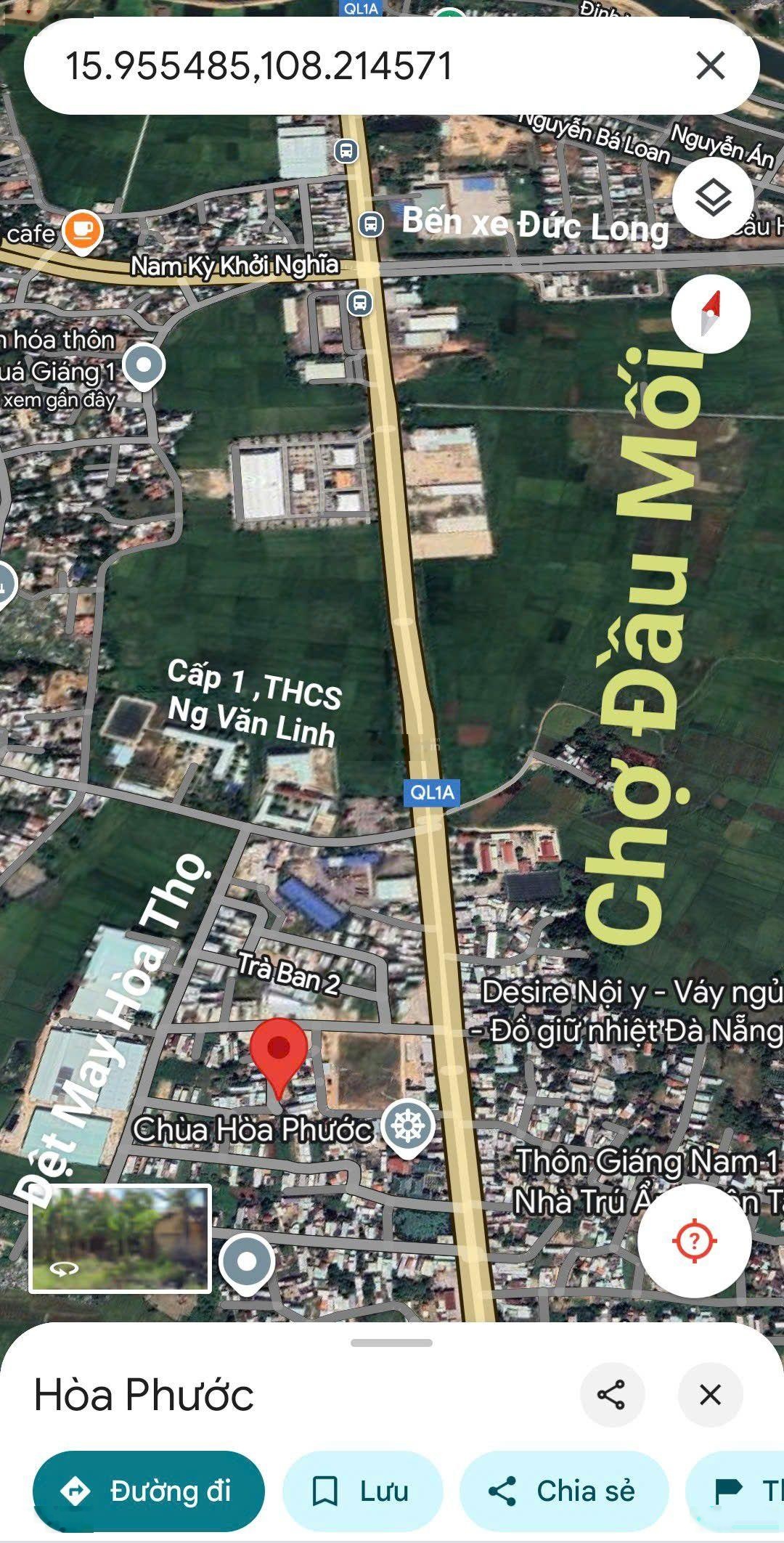 Bán lô Nhơn Thọ 2 sát Quốc Lộ Phường Hòa Xuân, Đà Nẵng