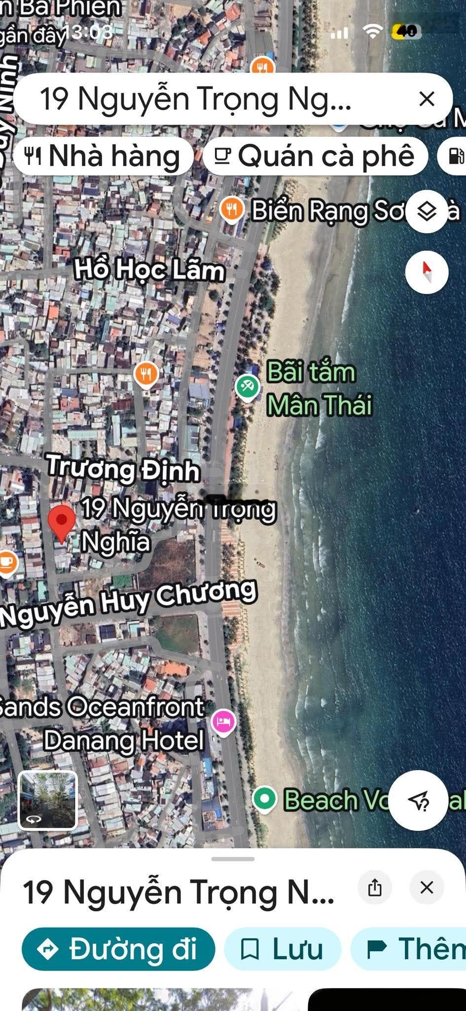 Bán lô đất MT Nguyễn Trọng Nghĩa sát biển