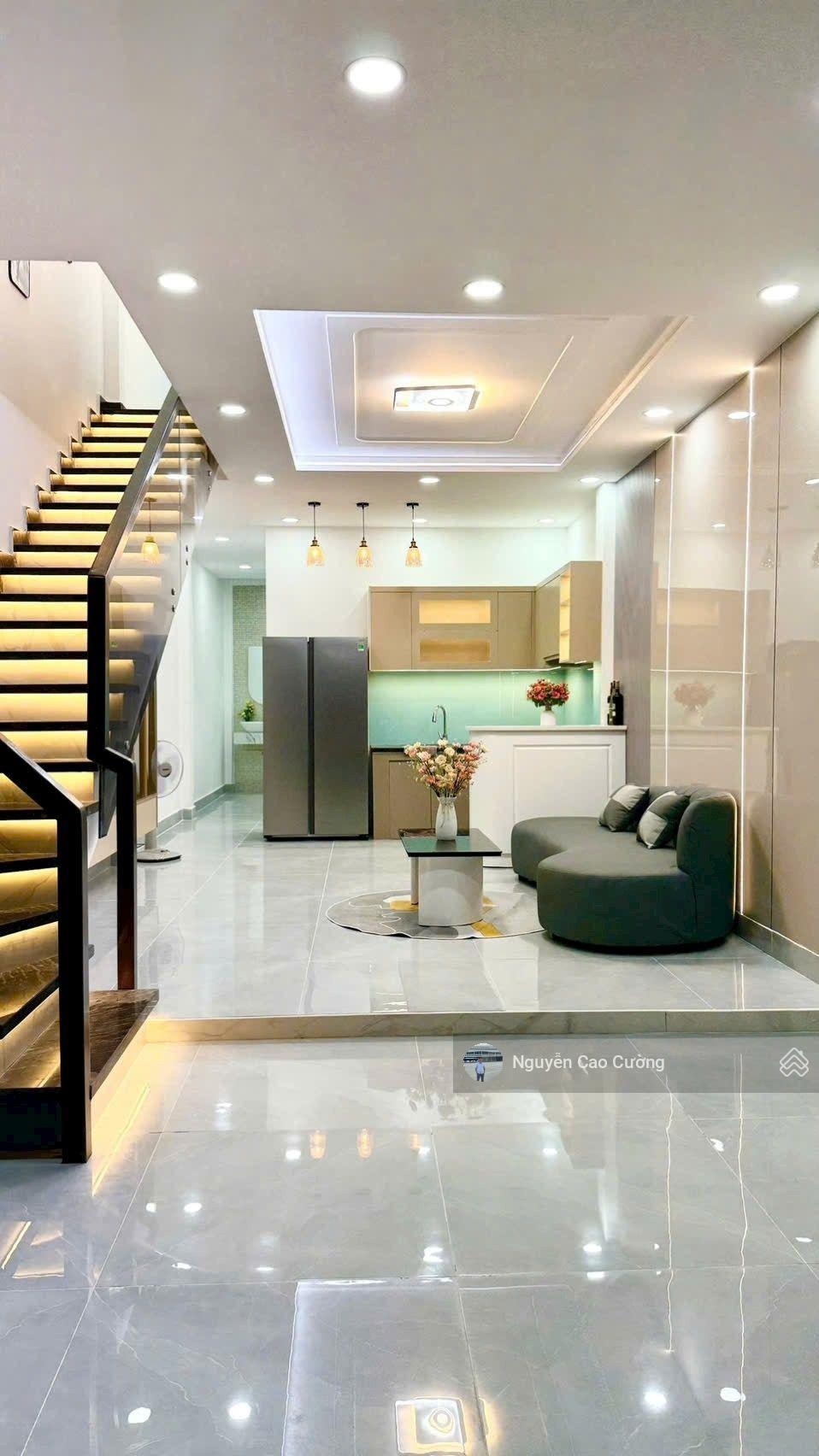 Nhà đẹp có phòng ngủ dưới 4x13m đường 5m Tân thới hiệp 14 giáp gò vấp , tiện ích đầy đủ