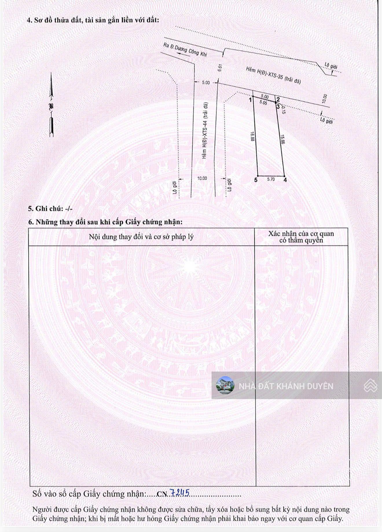 Hạ giá bán đất đường Tân Thới Nhì 16, gần Chợ Tân Thới Nhì Hóc Môn .