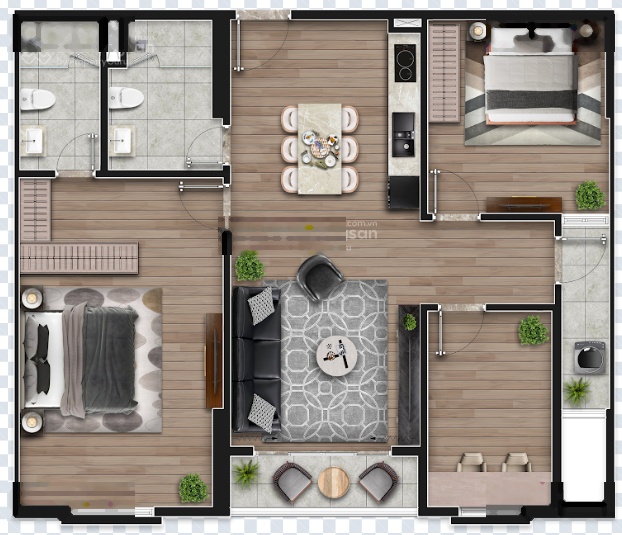 Căn hộ cao cấp 98,7 m2 khẳng định đẳng cấp sống ở Tây Hà Nội. Cực kỳ tiềm năng trong tương lai!