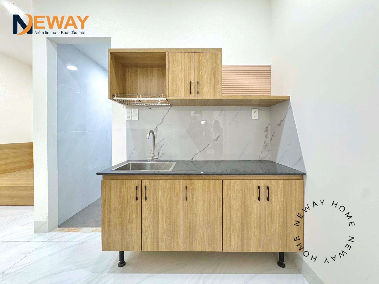 Studio tách bếp - full nội thất - máy giặt riêng - giữ phòng qua tết - bancol - nhà mới xây