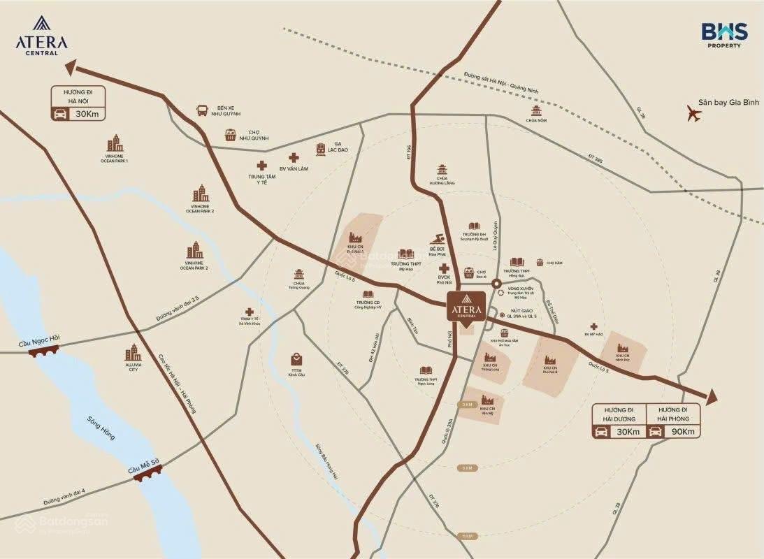 Sắp cho ra mắt chung cư thương mại Atera ngay tại Phố Nối Hưng Yên, đầu tư cho thuê ổn, 0975676534