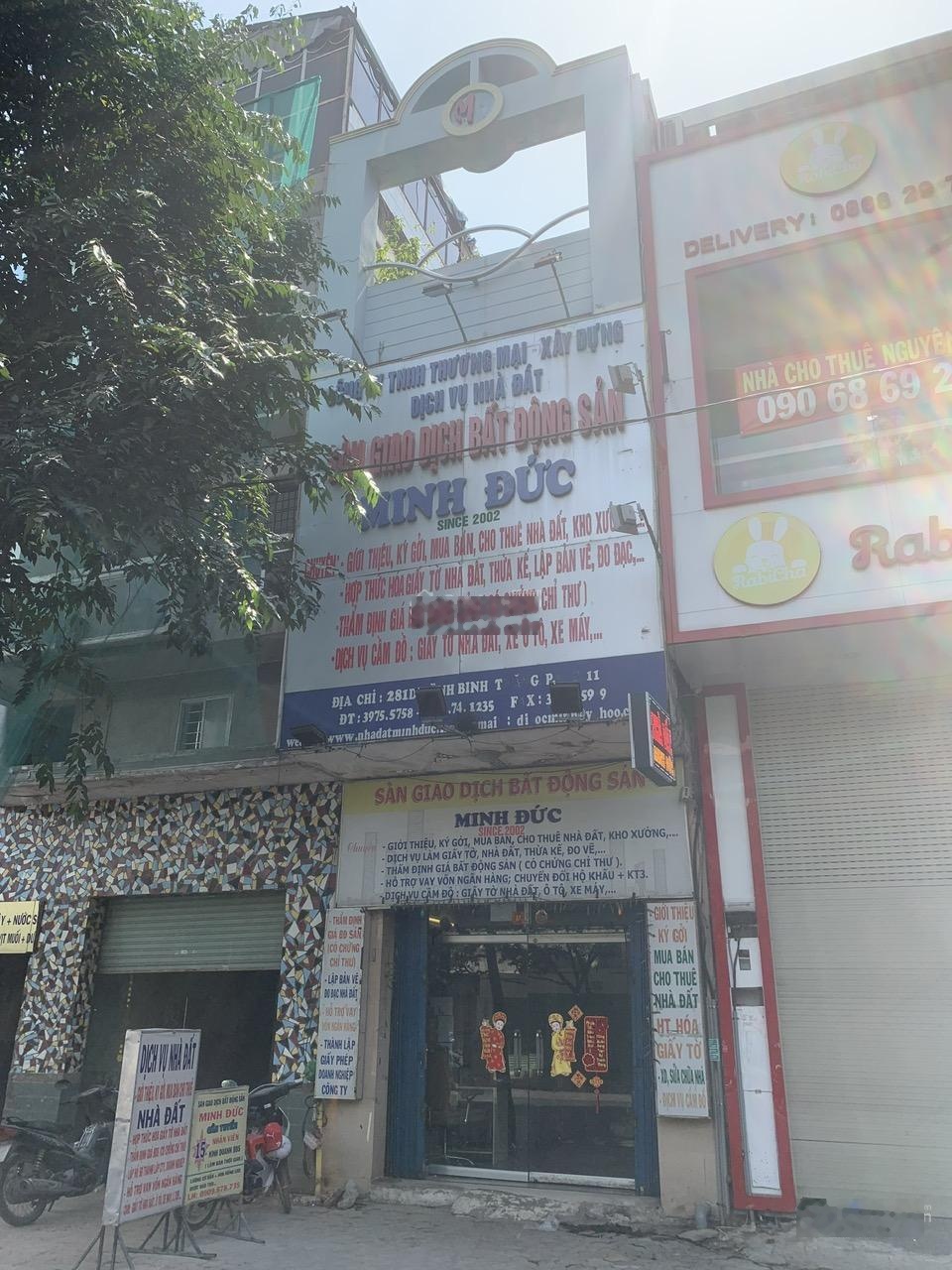 Cho thuê vỉa hè bán tết 281d Lãnh Binh Thăng, P.8, Q.11 giá rẻ 4.5tr