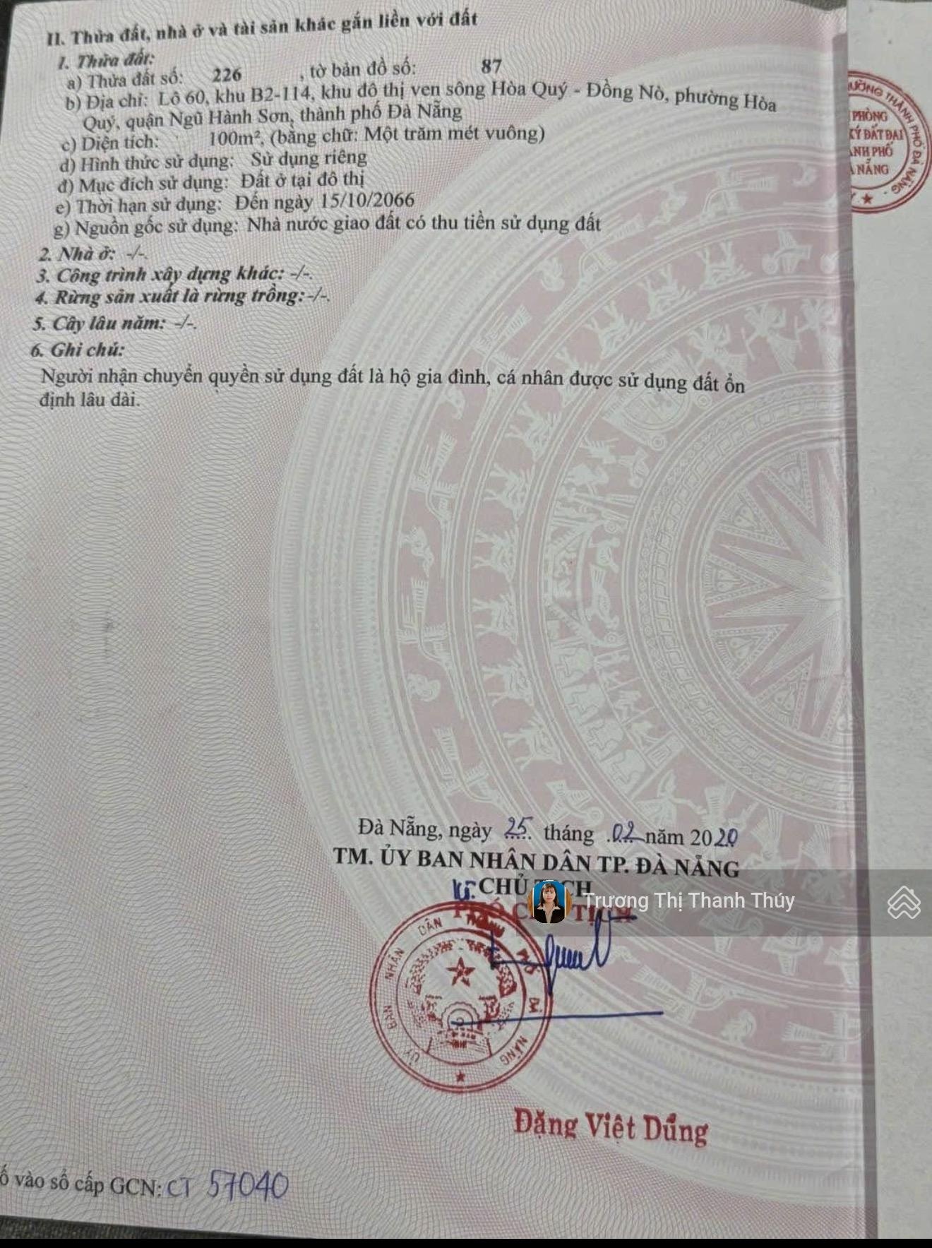 Bán đất đầm sen nam hòa xuân | giá tốt