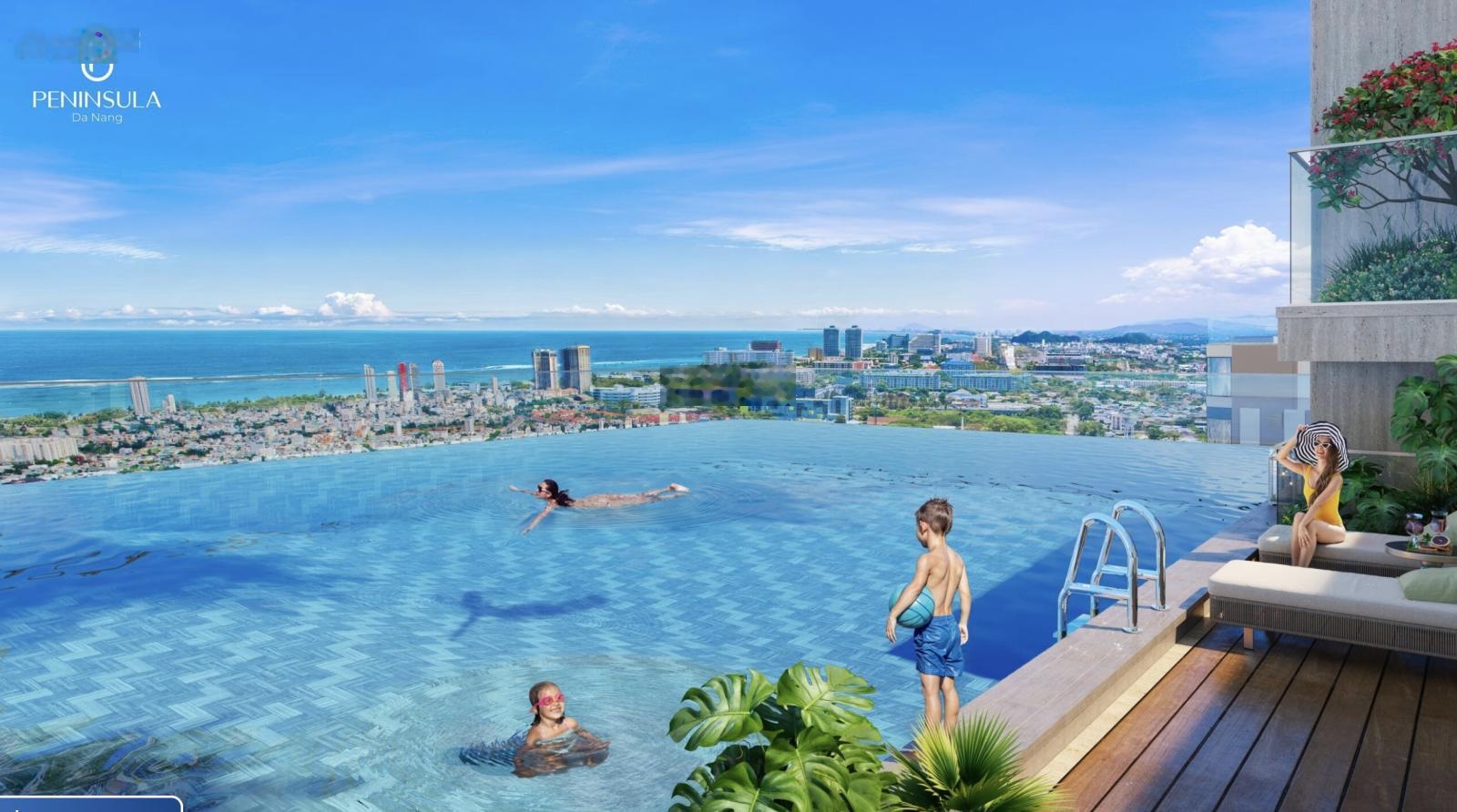 Cực hot!!! căn hộ 2 pn cực hiếm ven sông hàn - view biển & núi