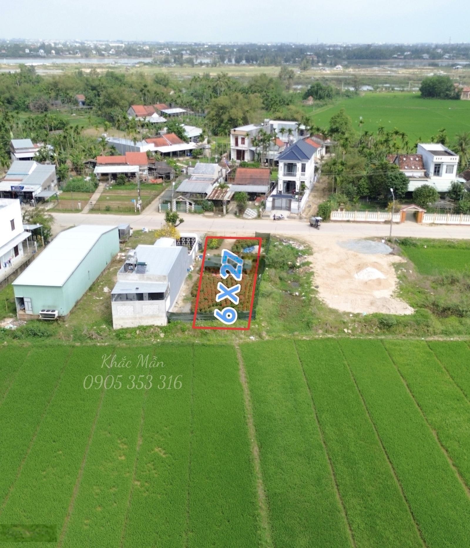 Chào bán 160m2 mặt tiền dh6 rộng 32m view lúa mát mẻ