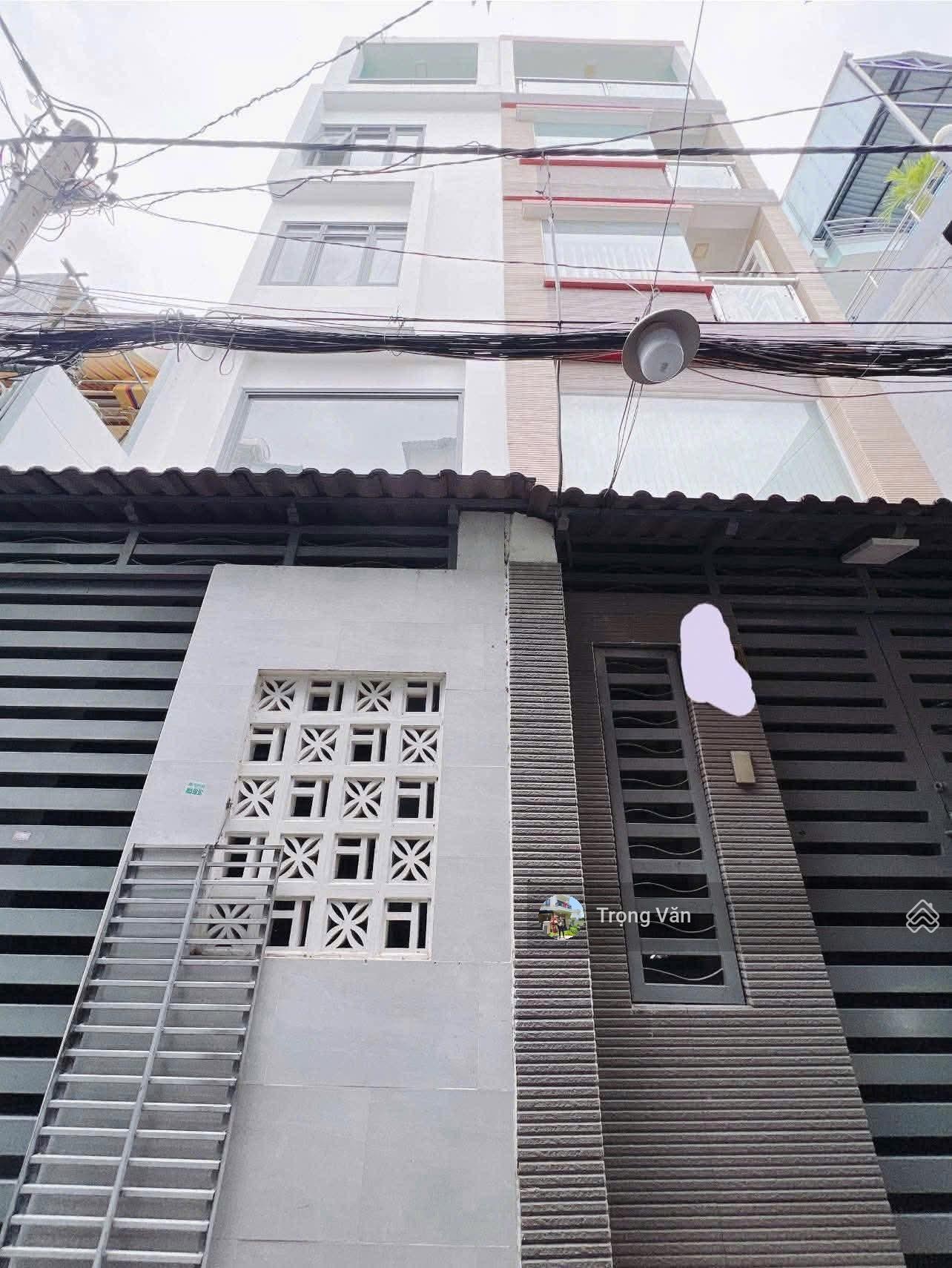 Chỉ 6,5 tỷ - hẻm 3m gần mặt tiền - 5 tầng 6pn HC đủ - ngang 6,4m