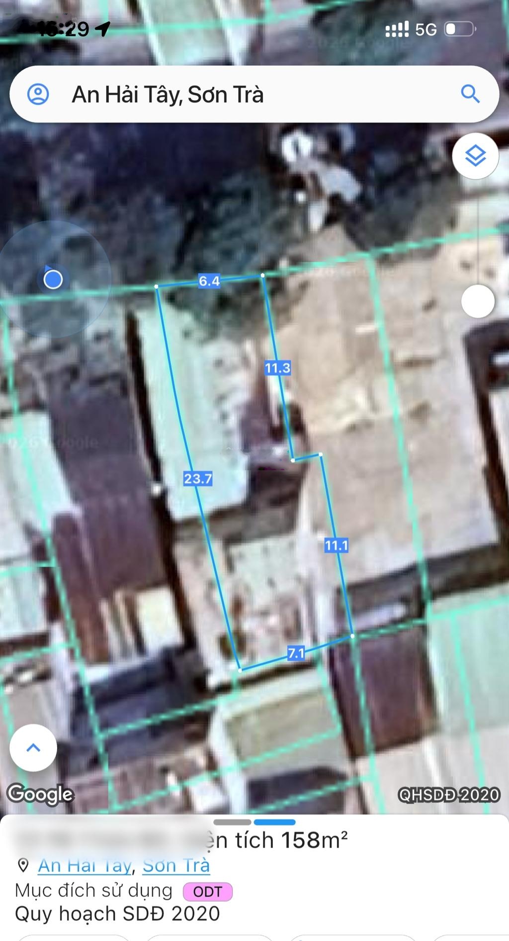 Hàng hiếm - Sơn Trà - Bán đất sẵn nhà c4 - Hà Thị Thân - diện tích 158m² - ngang 6.4m