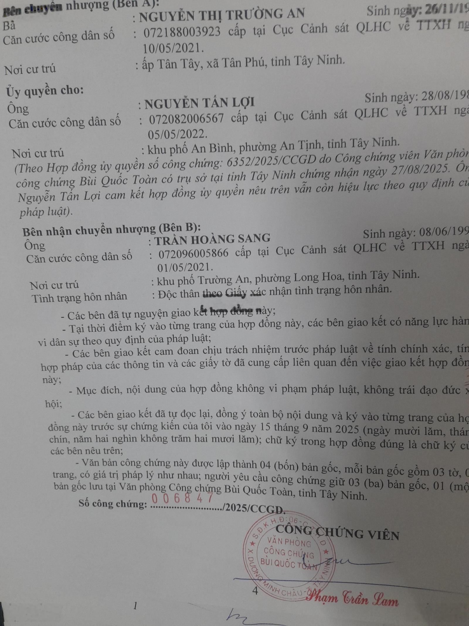 Bán đất 144.8m2 tại Đường 4 - 4, Thị trấn Dương Minh Châu, 500 triệu VND, bán gấp đổi ra Châu Thành