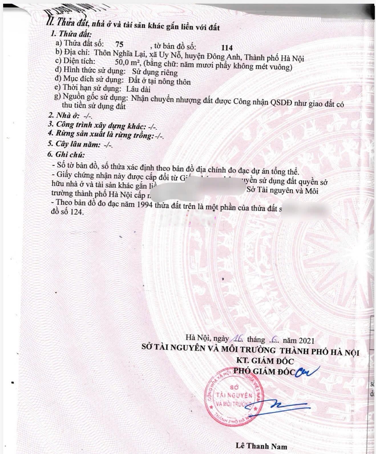 Bán đất nghĩa lại uy nỗ đông anh lô góc hai mặt tiền