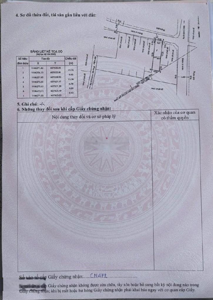BÁN ĐẤT 4x17m FULL thổ cư, hẻm xe tải quay đầu gần chợ Phú Thuận, Quận 7 chưa tới 5 tỷ!!!