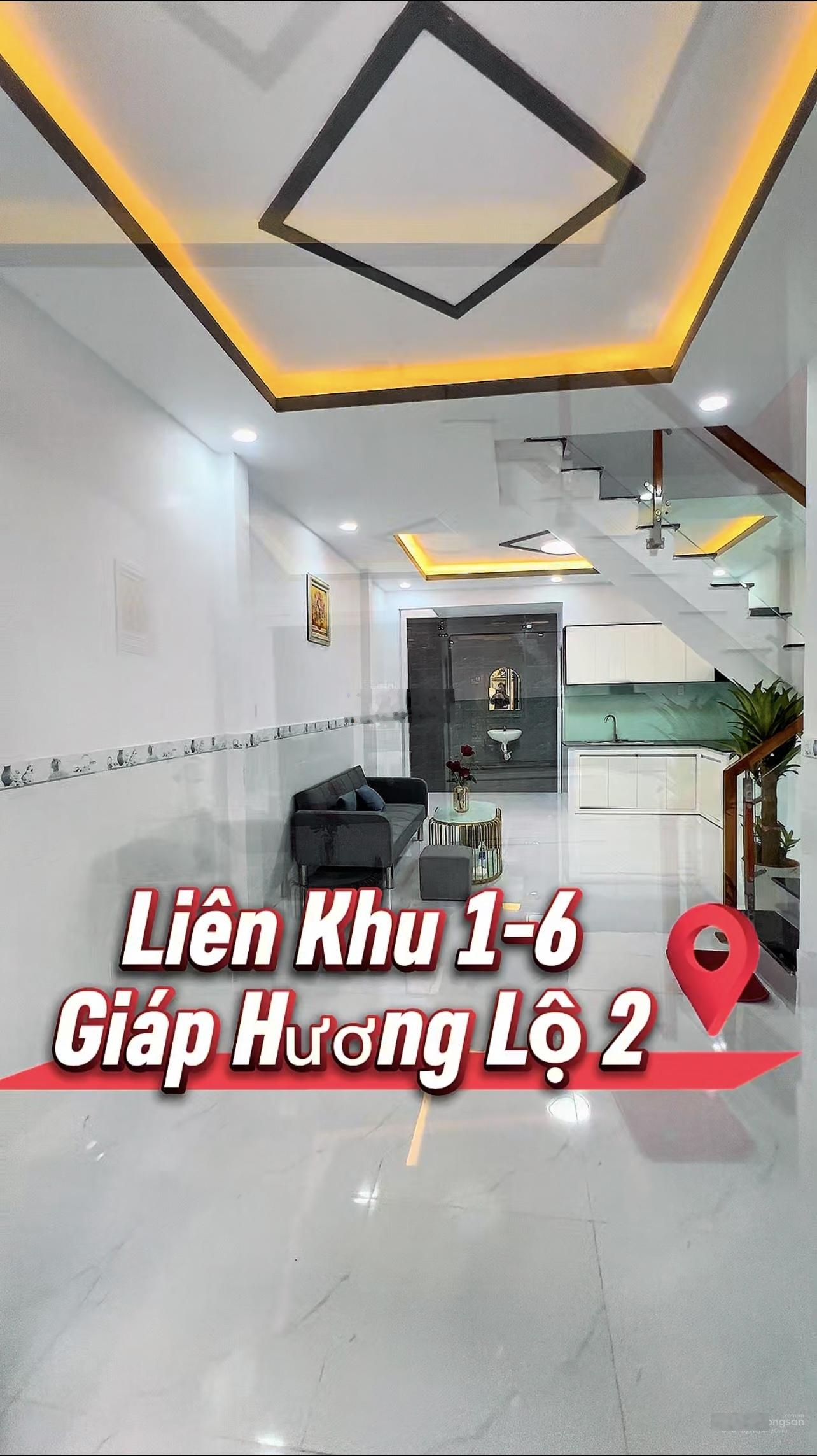 BÁN NHÀ Giáp Hương Lộ 12 - Giáp Lê Văn Quới NHÀ MỚI ĐÓN TẾT- CÁCH 1 CĂN RA MẶT TIỀN-40m2 - 2 Tầng