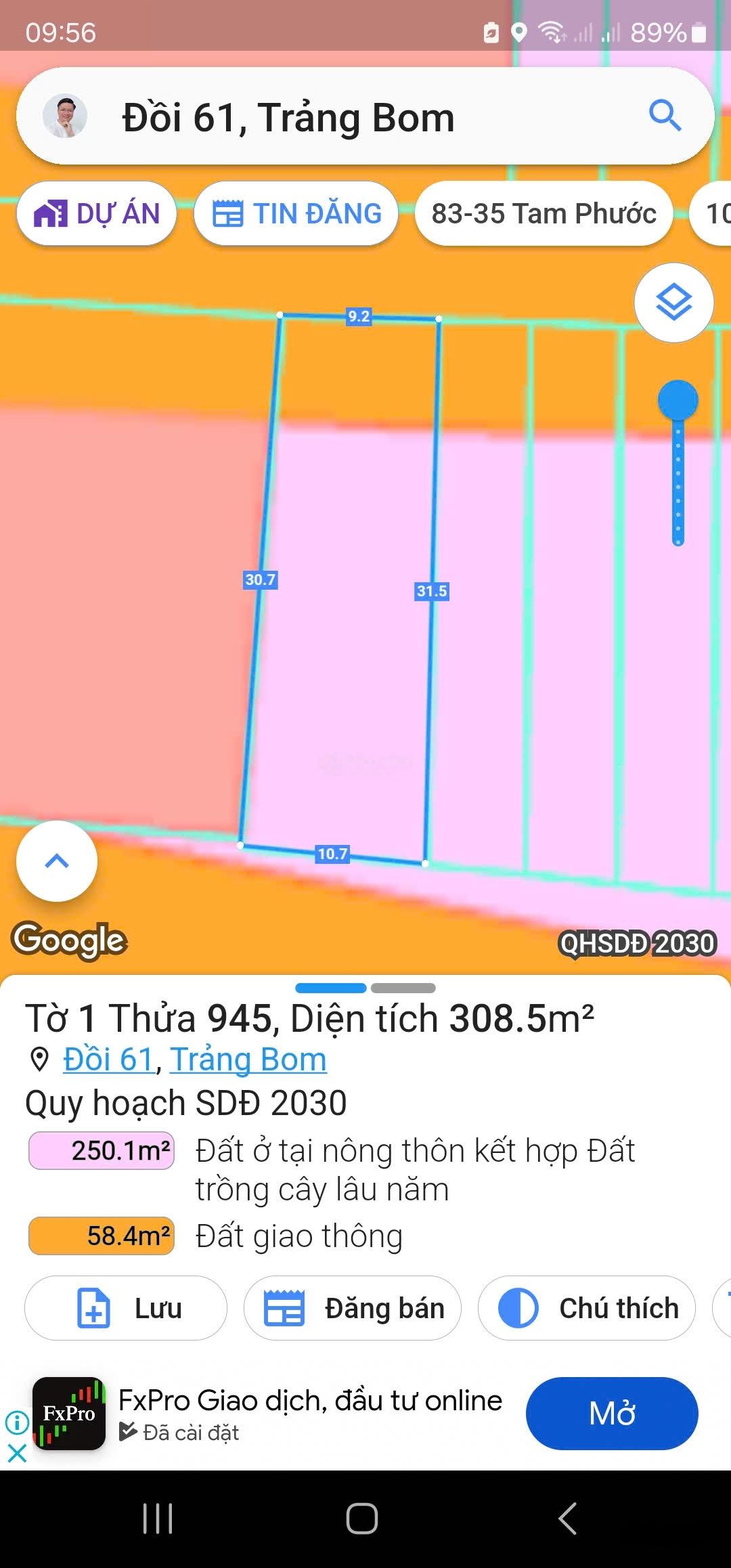 Bán đất nhà thờ Vườn Ngô, xã Đồi 61, Trảng Bom, Đồng Nai. Tặng nhà vào ở ngay