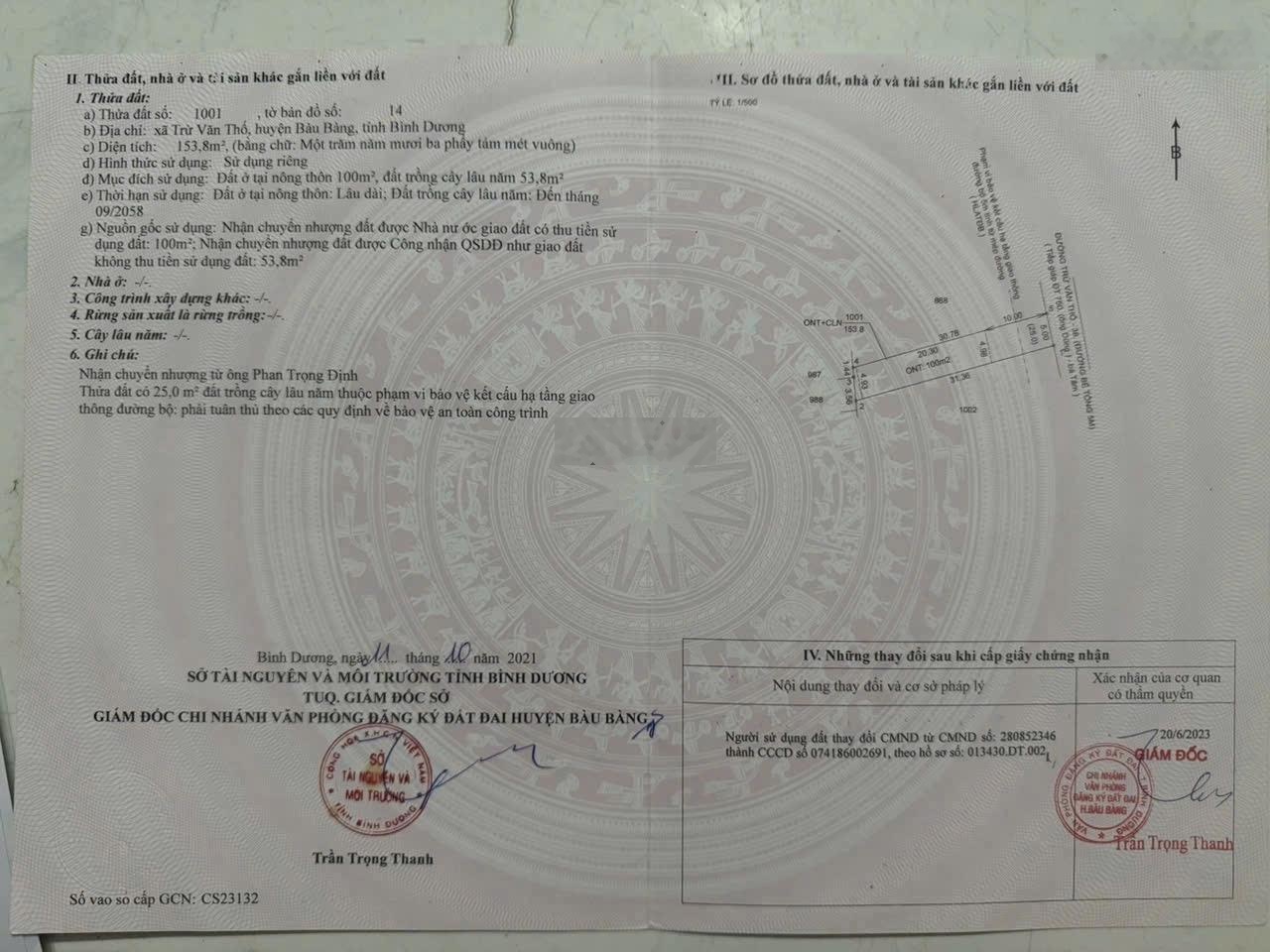 Bán đất Trừ Văn Thố Bàu Bàng dân đông kín giá cần bán về quê ạ