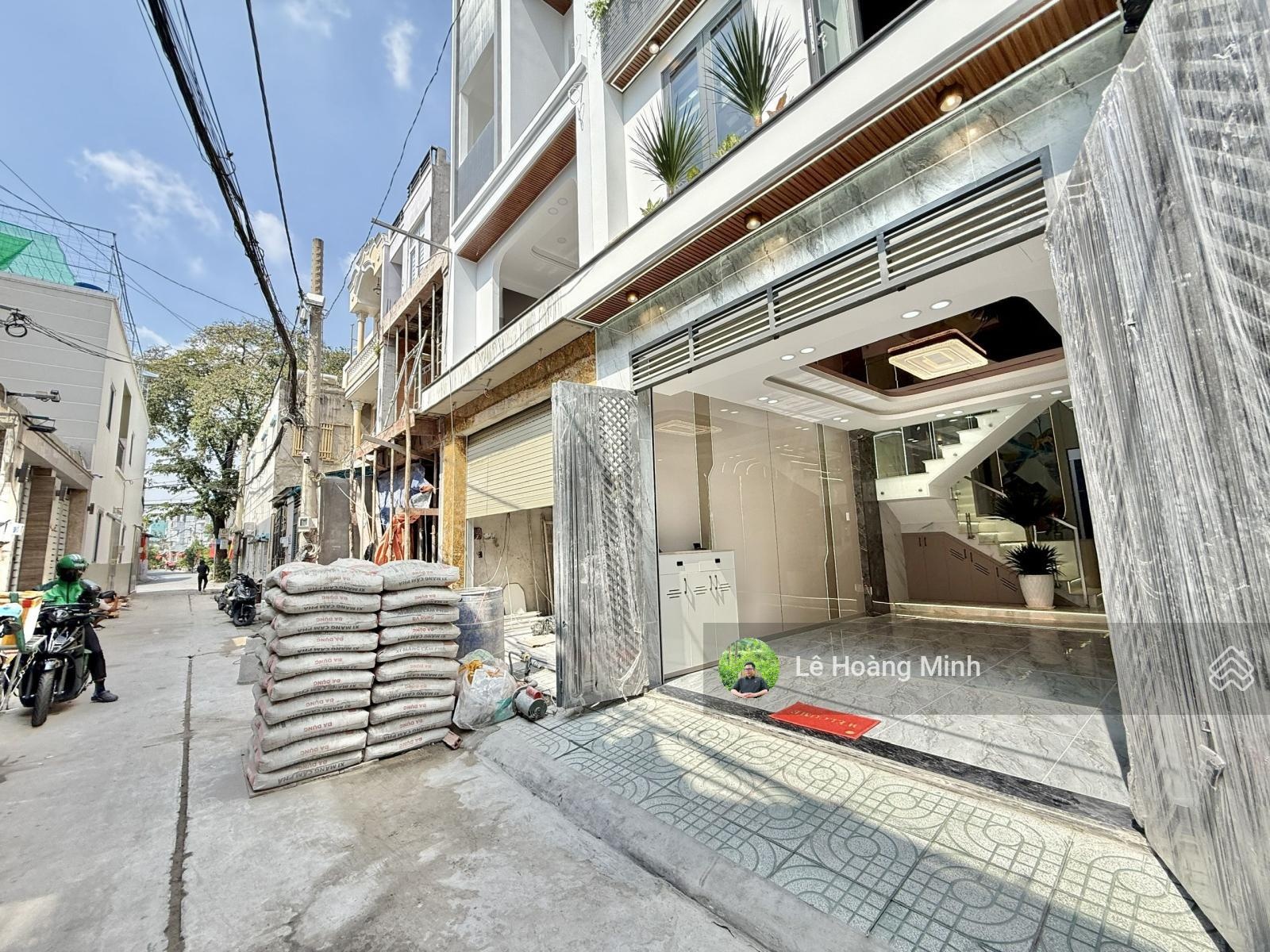 Cặp siêu phẩm 4 tầng full nội thất 1/ đường Tân Thới Hiệp 14. Sát bên Gò Vấp