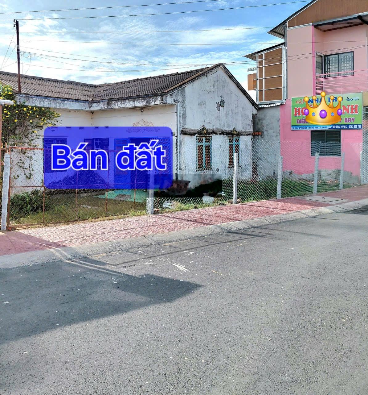 Bán đất: Mặt tiền kinh doanh ngay Vòng xoay Ngã 7 TP Sa Đéc