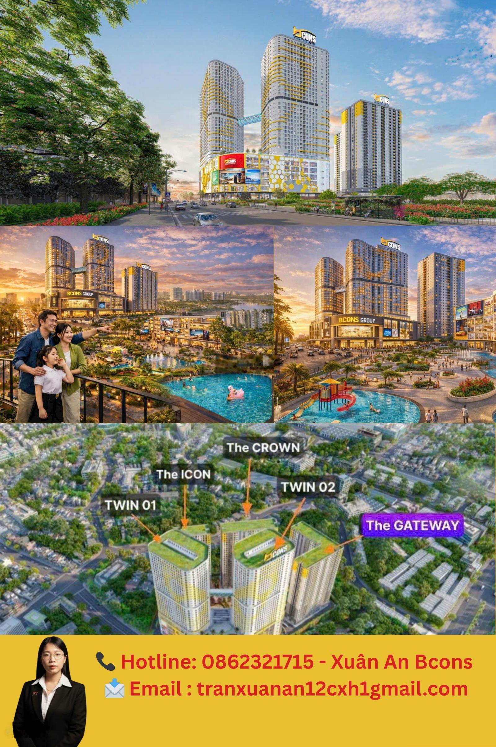 Cơ hội vàng cho nhà đầu tư thông thái bcons bình an đông tây-bcons center city một sự lý tưởng.