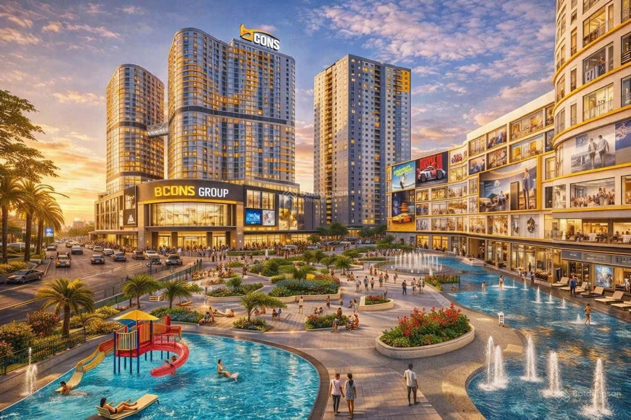 Bcons Center City Thanh toán 5% tới khi ký HDMB T7/2026 còn chần chờ gì mà không chọn ngay 1 căn.