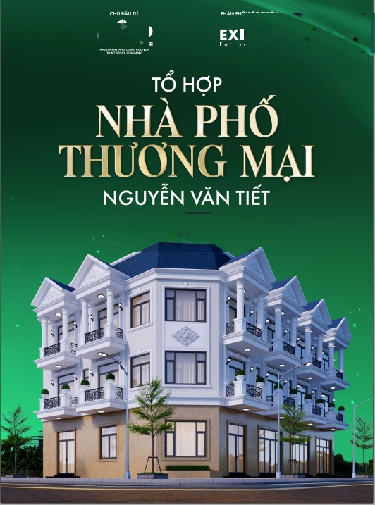 Bán nhà lô E-01 KDC Nguyễn Văn Tiết Sát công viên 1 trệt 2 lầu 1 tum Giá 7,5 tỷ